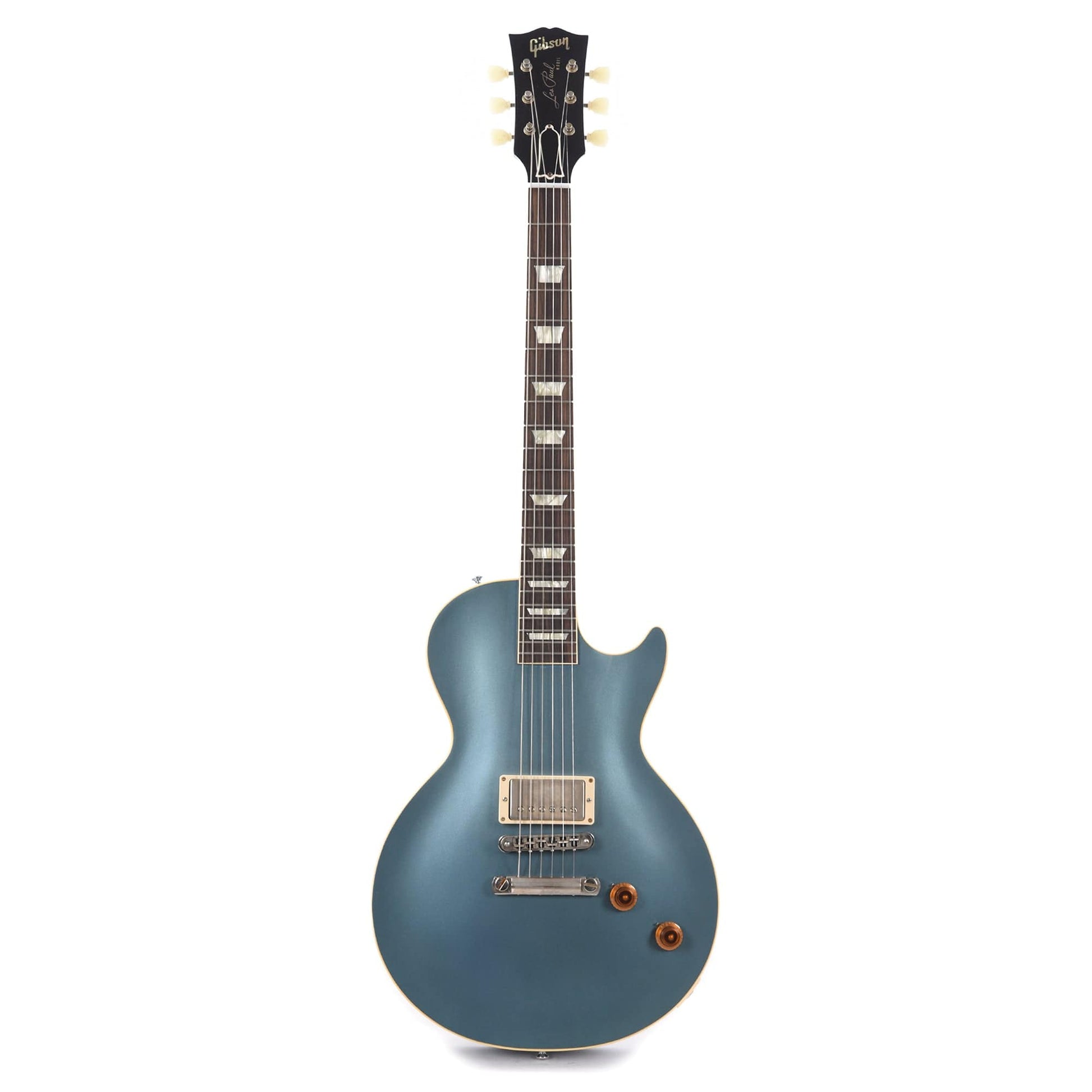 Gibson Custom Shop 1958 Les Paul Standard Reissue 1-Pickup Pelham Blue VOS Electric Guitars / Solid Body