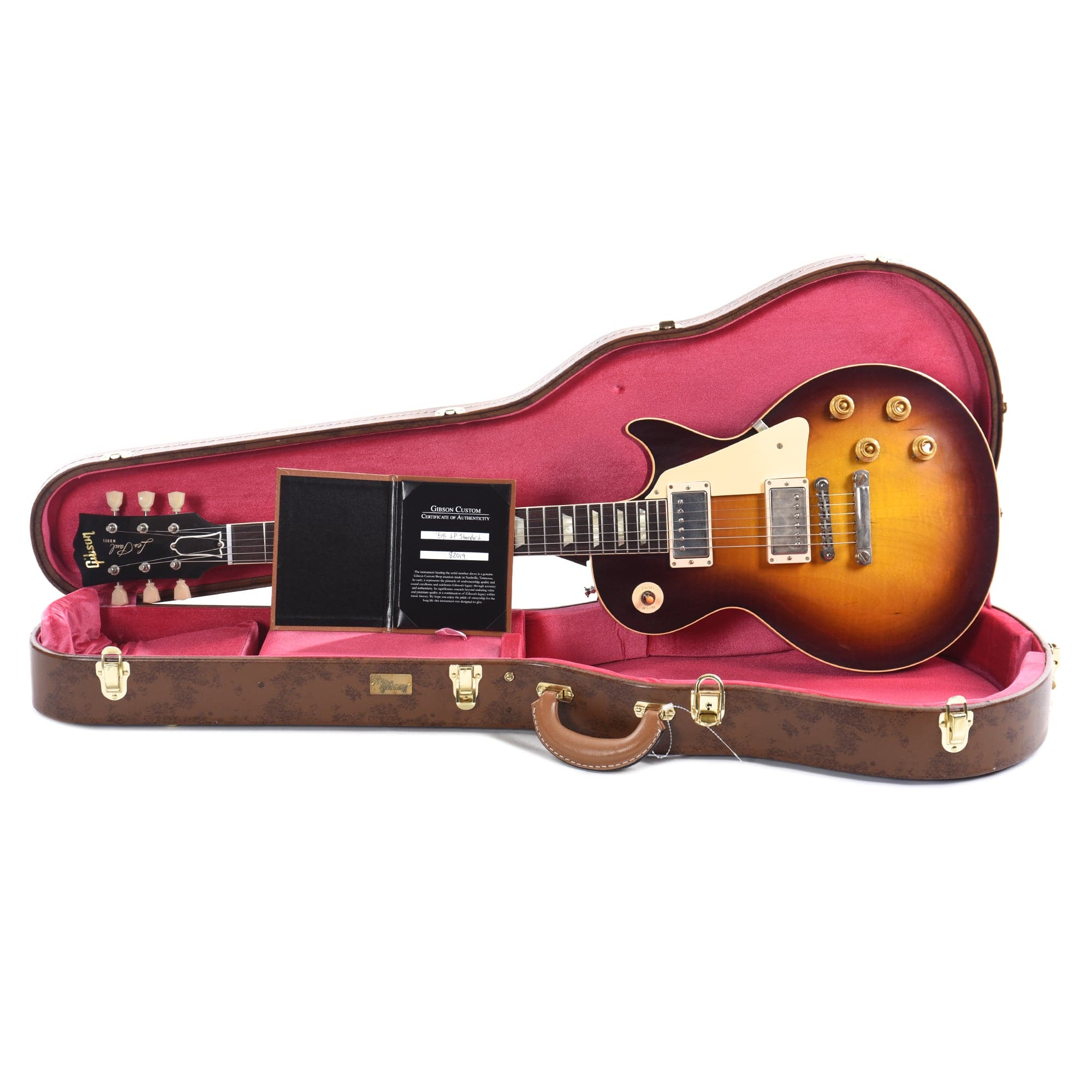 Gibson Custom Shop 1958 Les Paul Standard Reissue Bourbon Burst VOS Electric Guitars / Solid Body