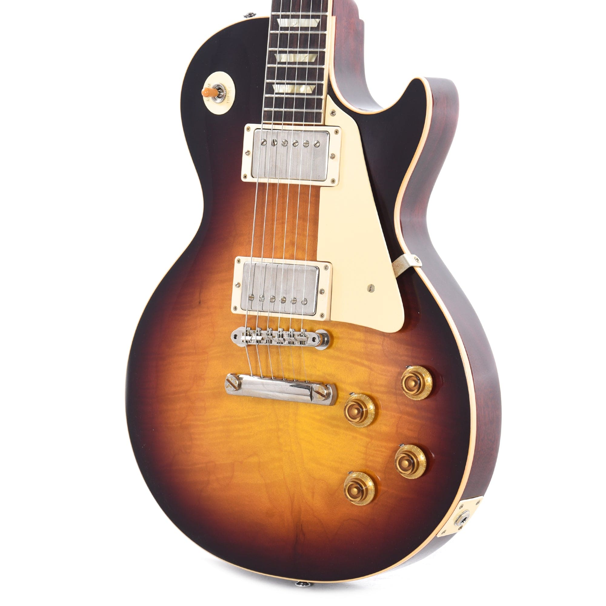 Gibson Custom Shop 1958 Les Paul Standard Reissue Bourbon Burst VOS Electric Guitars / Solid Body