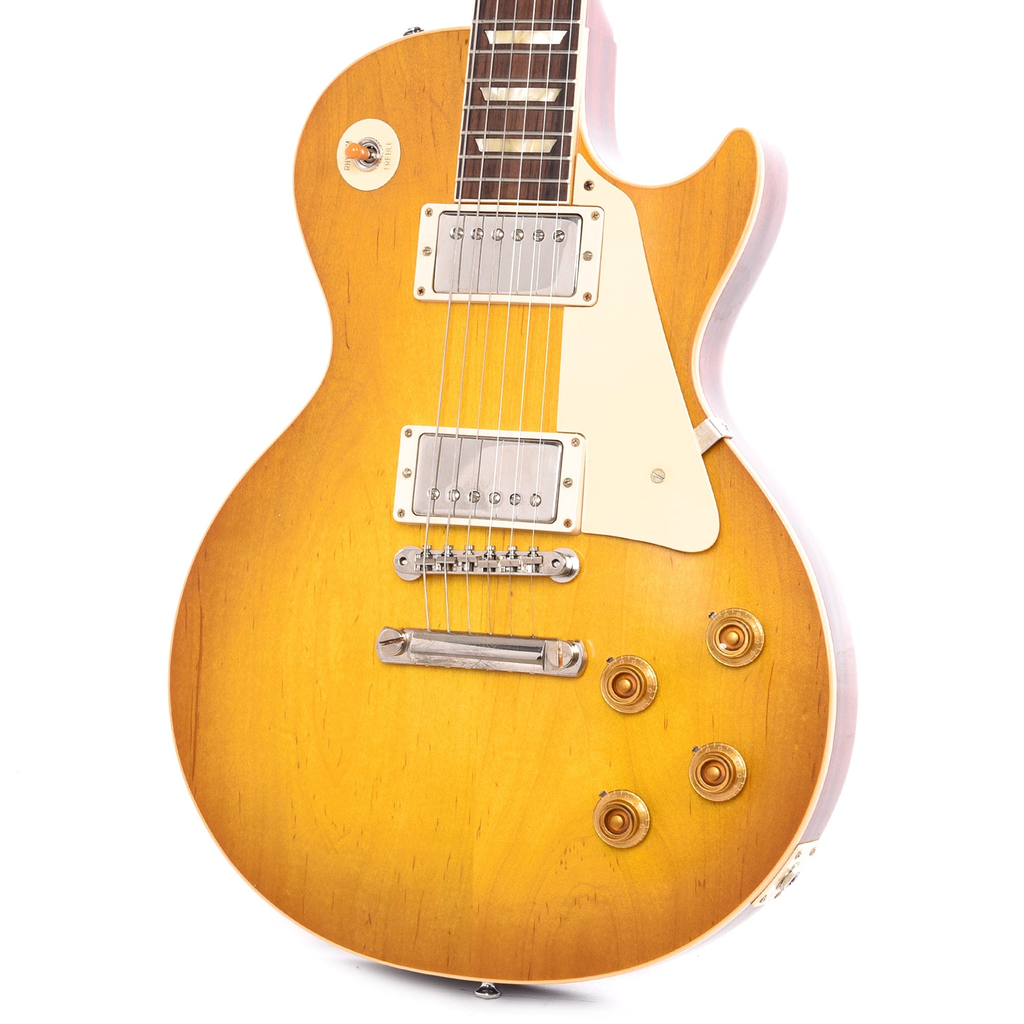 Gibson Custom Shop 1958 Les Paul Standard Reissue Lemon Burst VOS Electric Guitars / Solid Body