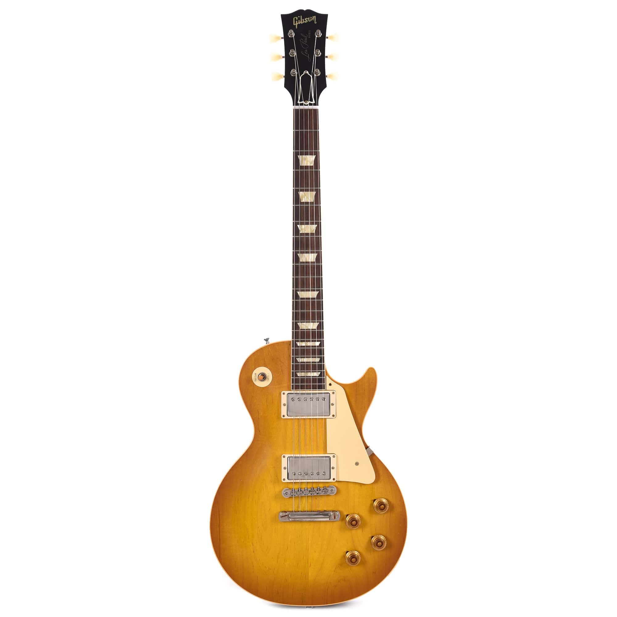 Gibson Custom Shop 1958 Les Paul Standard Reissue Lemon Burst VOS Electric Guitars / Solid Body