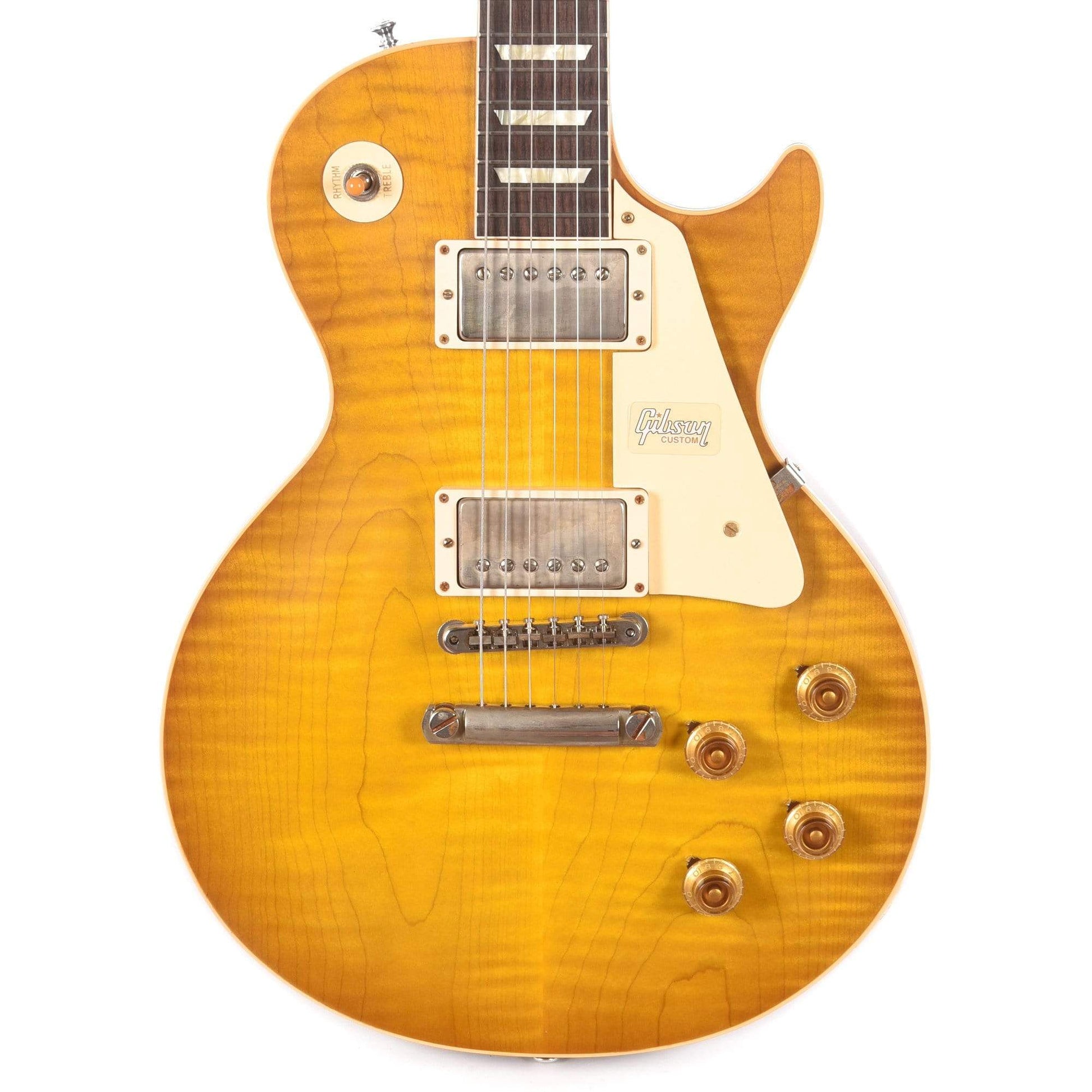 Gibson Custom Shop 1958 Les Paul Standard Reissue Lemon Burst VOS Electric Guitars / Solid Body