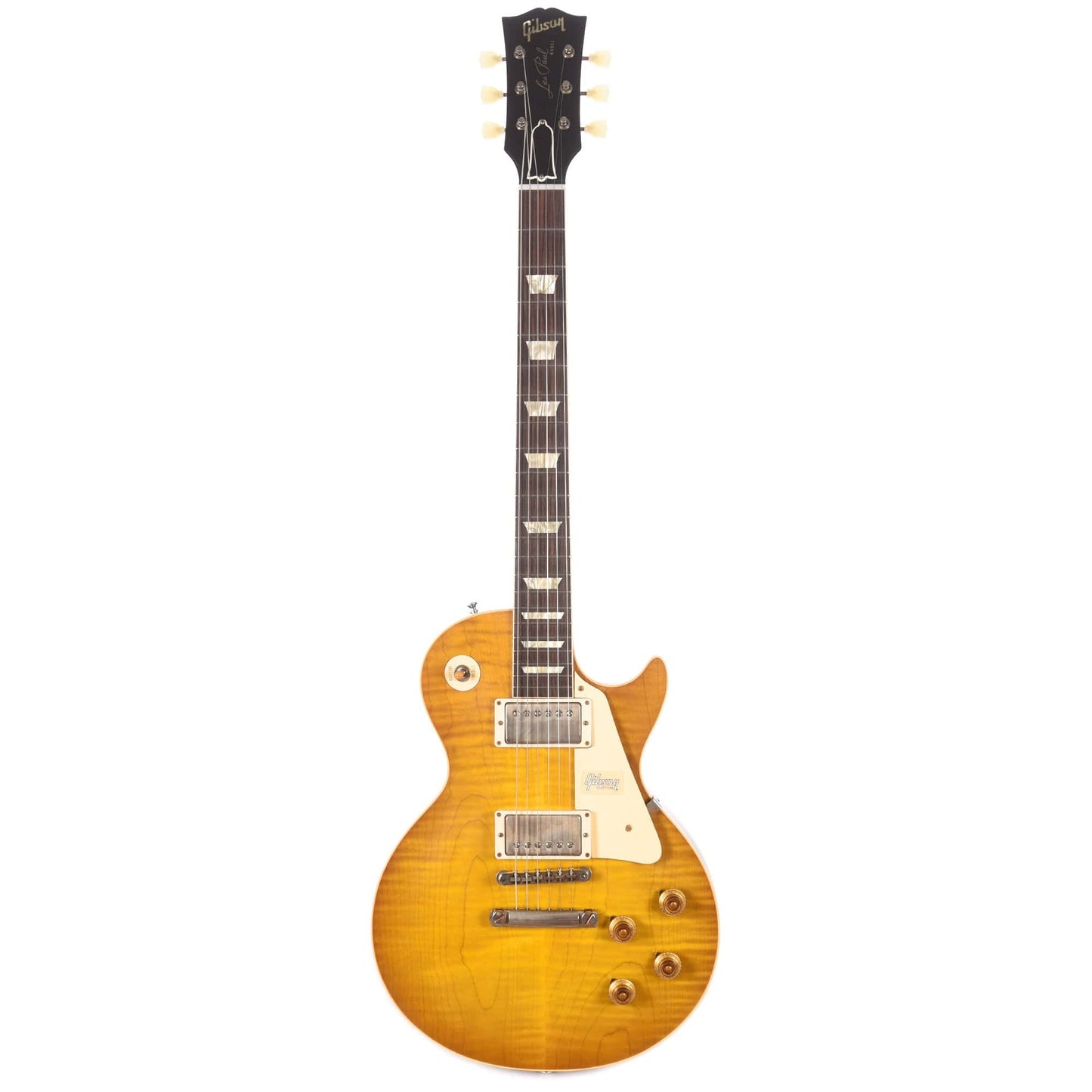 Gibson Custom Shop 1958 Les Paul Standard Reissue Lemon Burst VOS Electric Guitars / Solid Body