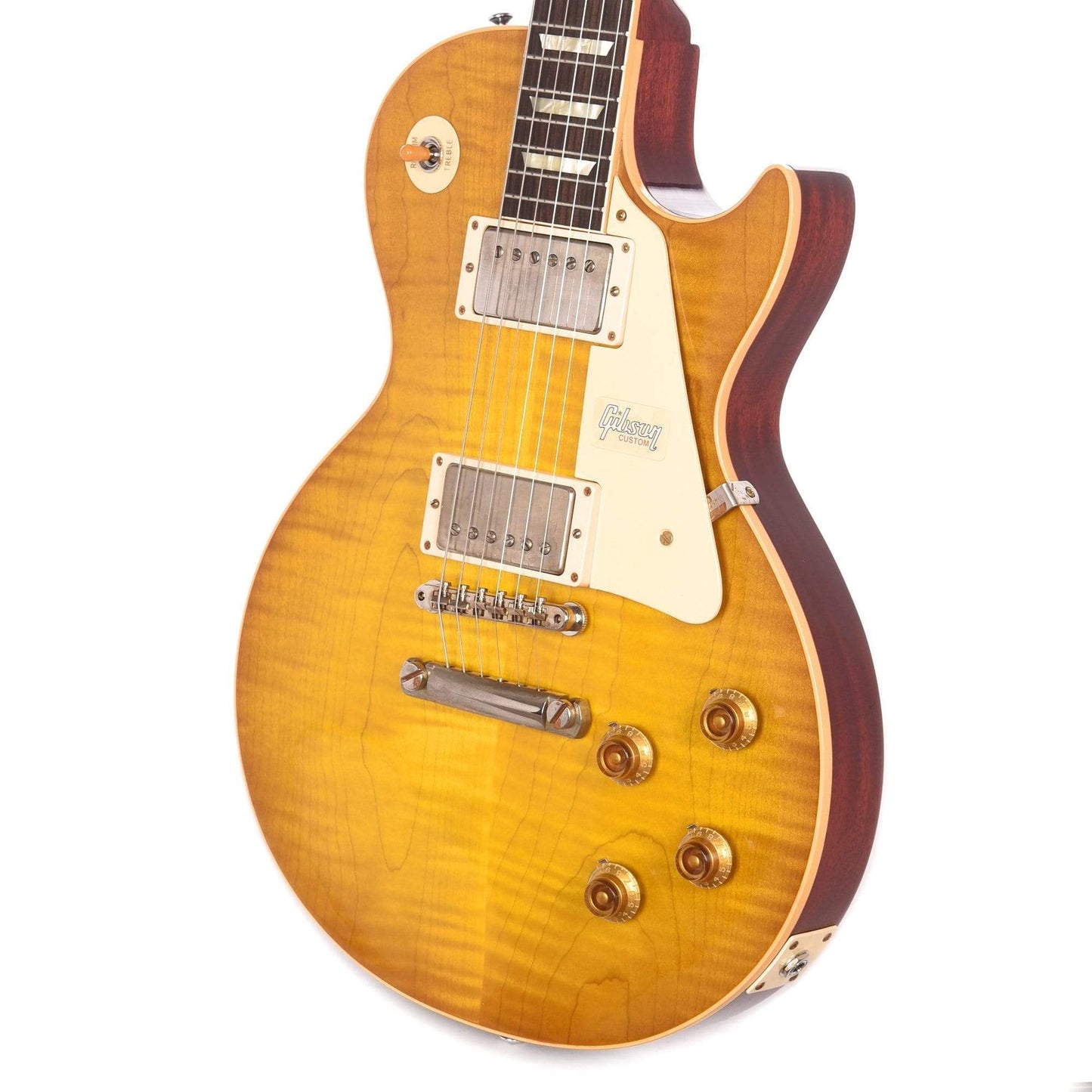 Gibson Custom Shop 1958 Les Paul Standard Reissue Lemon Burst VOS Electric Guitars / Solid Body