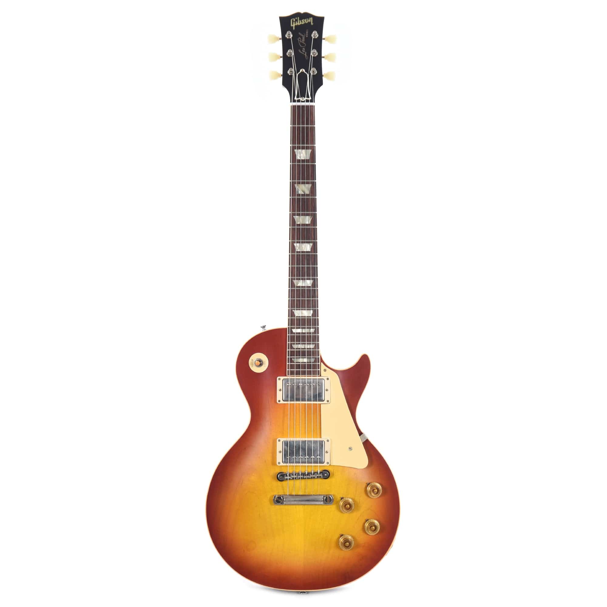 Gibson Custom Shop 1958 Les Paul Standard Reissue Washed Cherry Sunburst VOS Electric Guitars / Solid Body