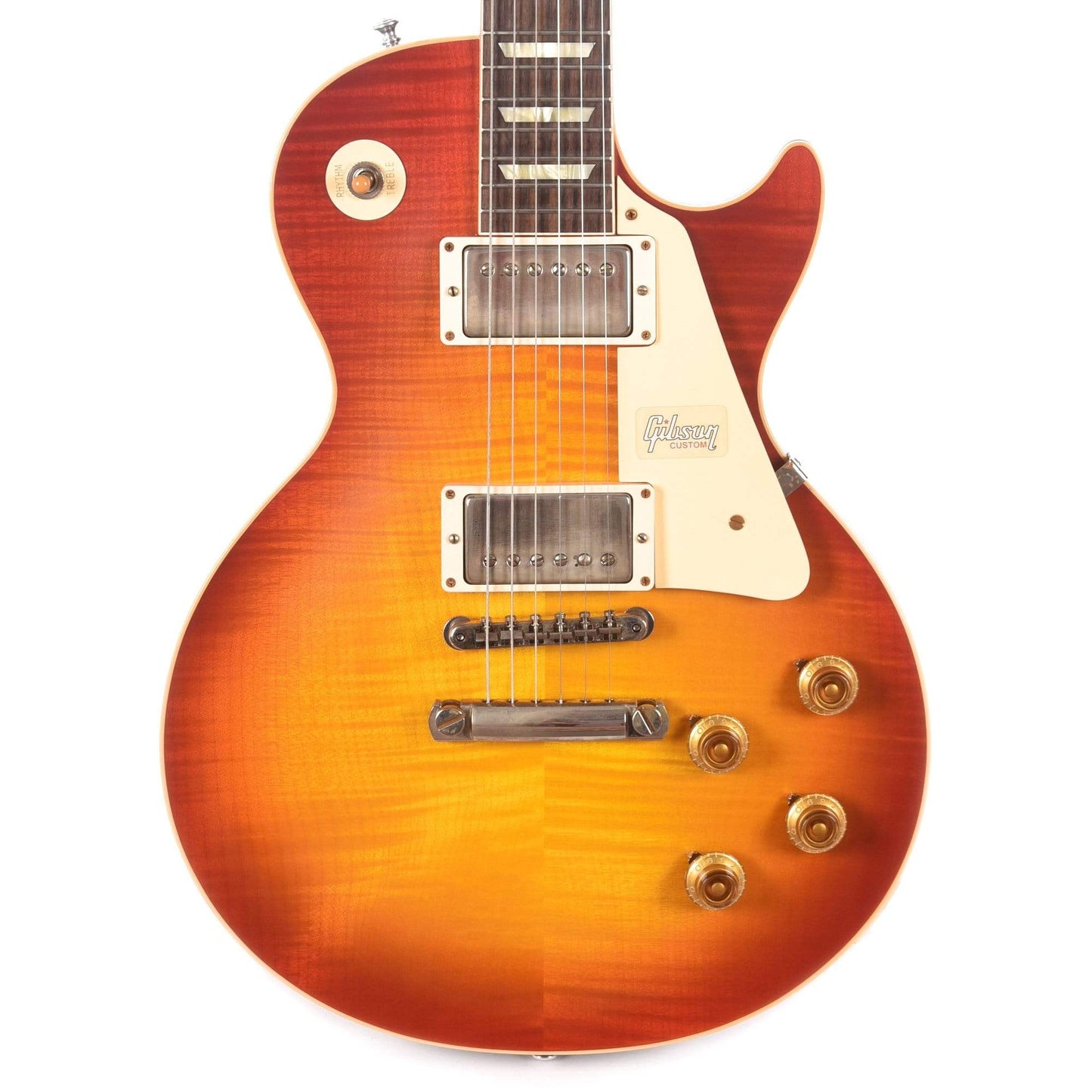 Gibson Custom Shop 1958 Les Paul Standard Reissue Washed Cherry Sunburst VOS Electric Guitars / Solid Body