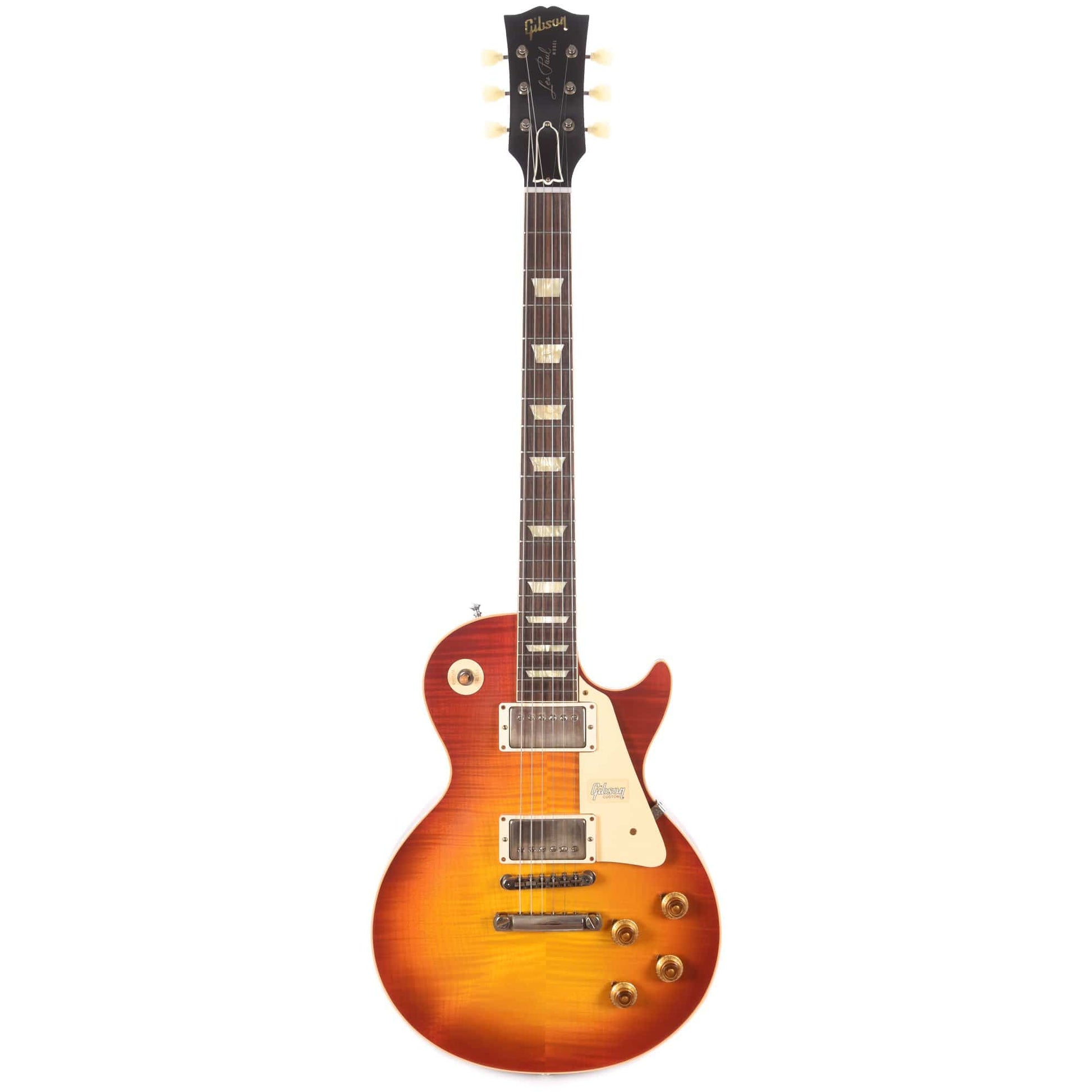 Gibson Custom Shop 1958 Les Paul Standard Reissue Washed Cherry Sunburst VOS Electric Guitars / Solid Body