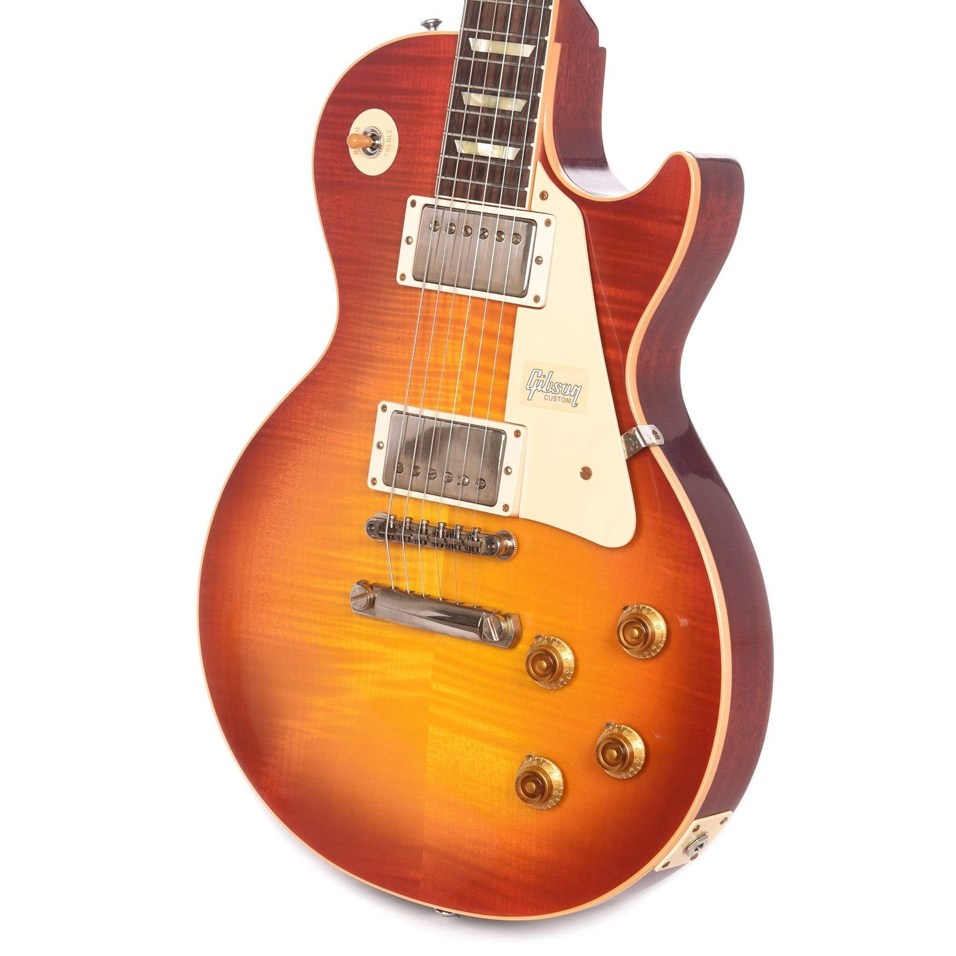 Gibson Custom Shop 1958 Les Paul Standard Reissue Washed Cherry Sunburst VOS Electric Guitars / Solid Body