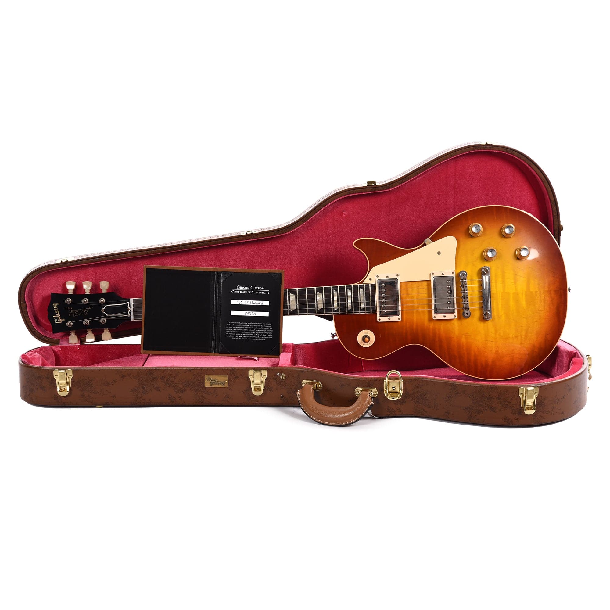 Gibson Custom Shop 1960 Les Paul Standard Reissue Tangerine Burst VOS Electric Guitars / Solid Body