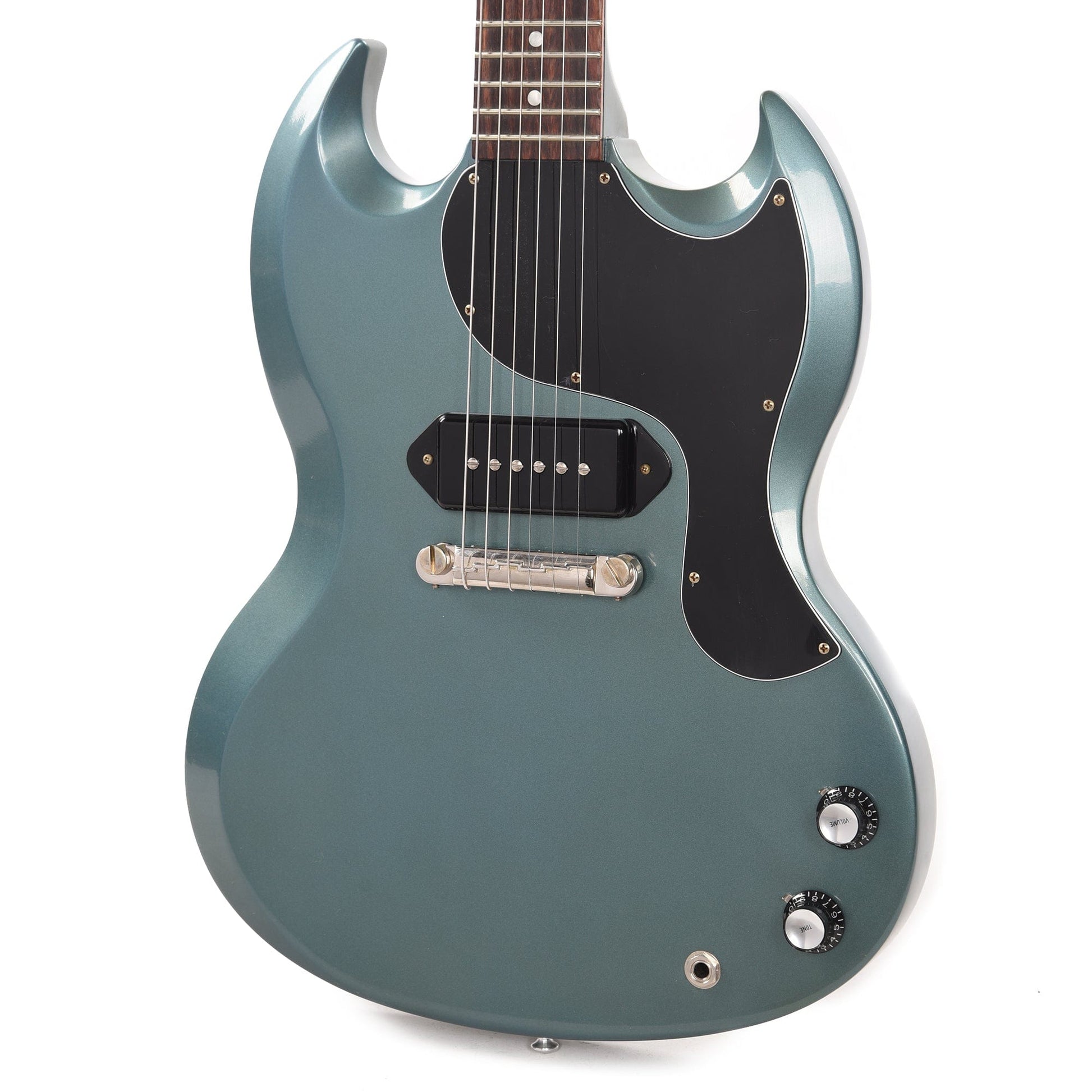 Gibson Custom Shop 1963 SG Junior Reissue "CME Spec" Heavy Antique Pelham Blue VOS Electric Guitars / Solid Body