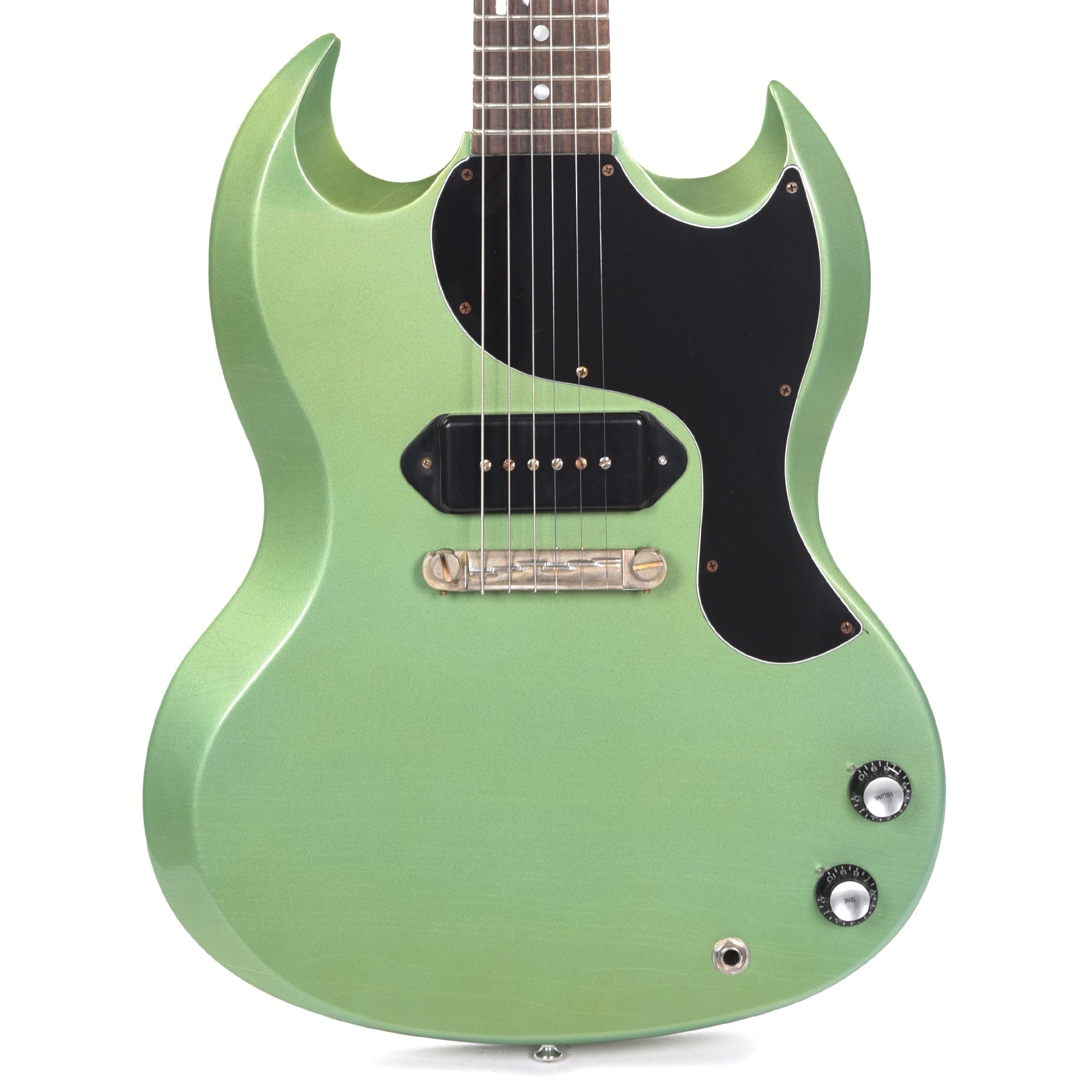 Gibson Custom Shop 1963 SG Junior Reissue Heavy Antique Inverness Green Poly Murphy Lab Ultra Light Aged Electric Guitars / Solid Body