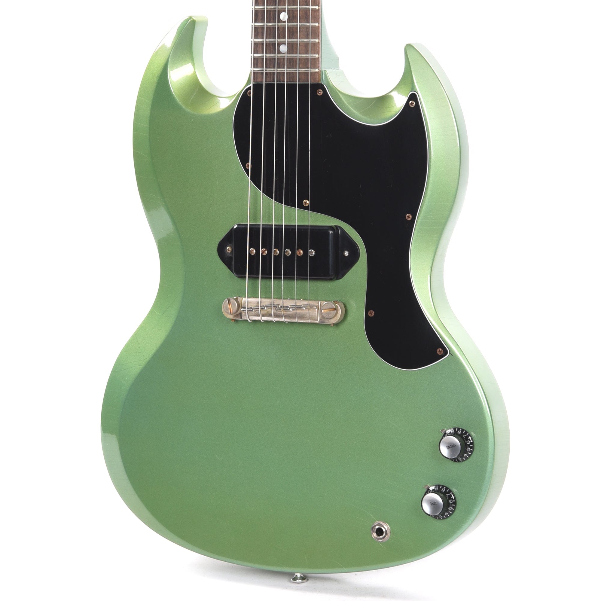 Gibson Custom Shop 1963 SG Junior Reissue Heavy Antique Inverness Green Poly Murphy Lab Ultra Light Aged Electric Guitars / Solid Body