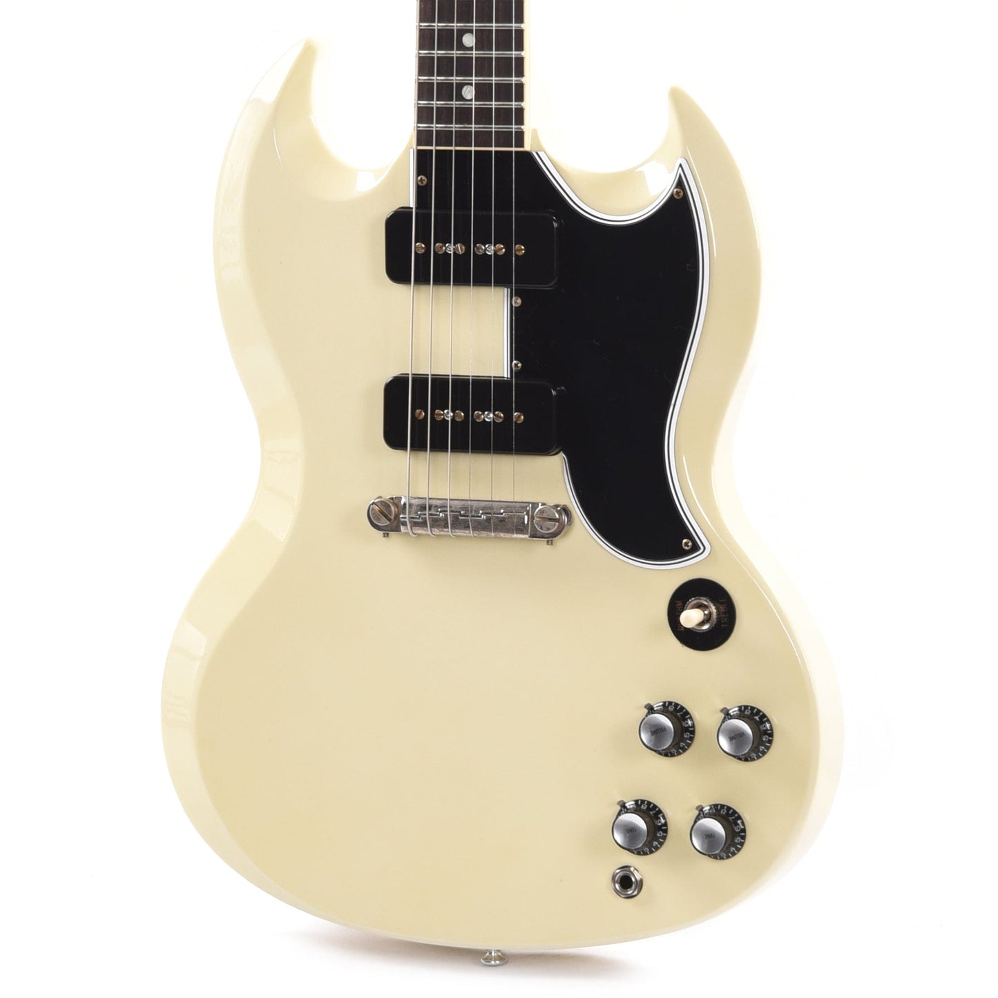 Gibson Custom Shop 1963 SG Special Reissue Antique Polaris White VOS Electric Guitars / Solid Body