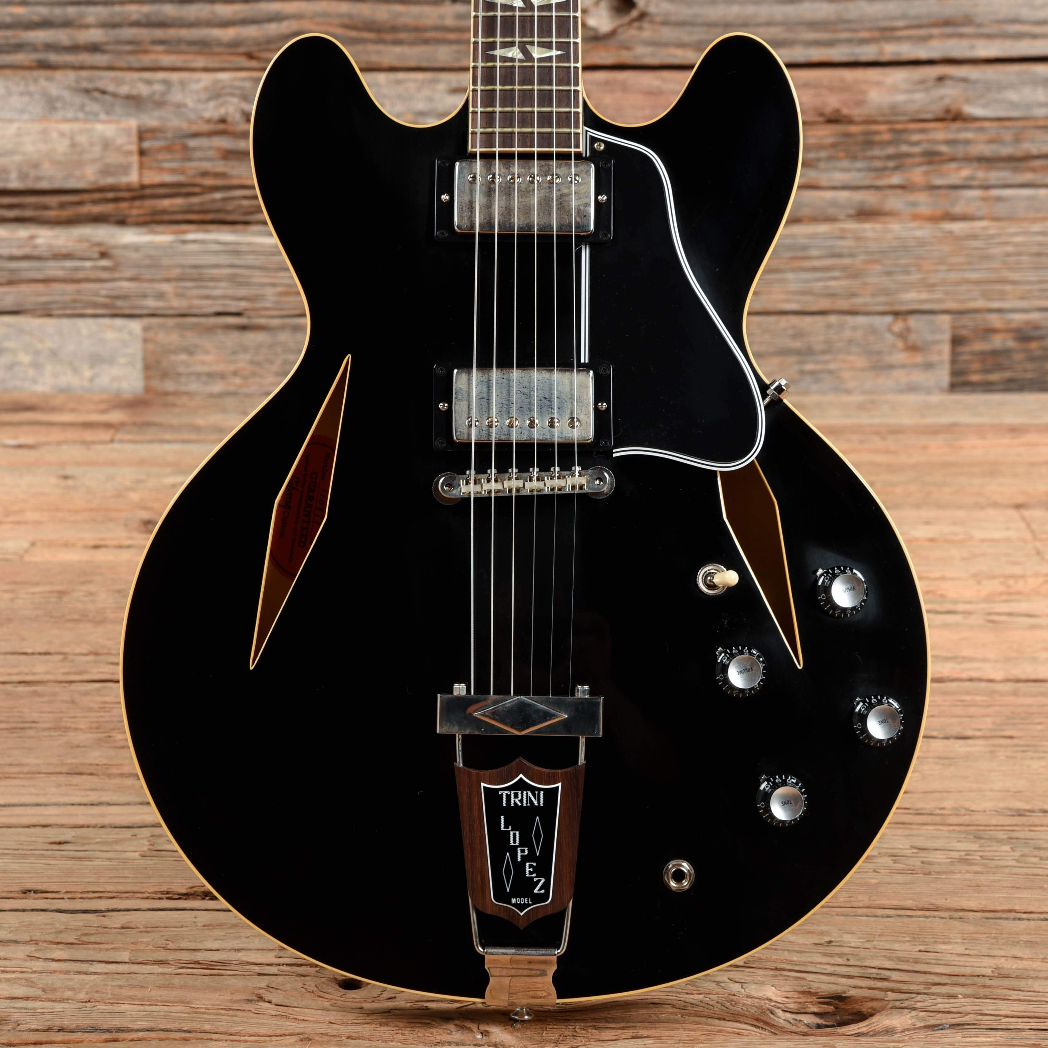 Gibson Custom Shop 1964 Trini Lopez Standard Reissue Ebony VOS Electric Guitars / Solid Body