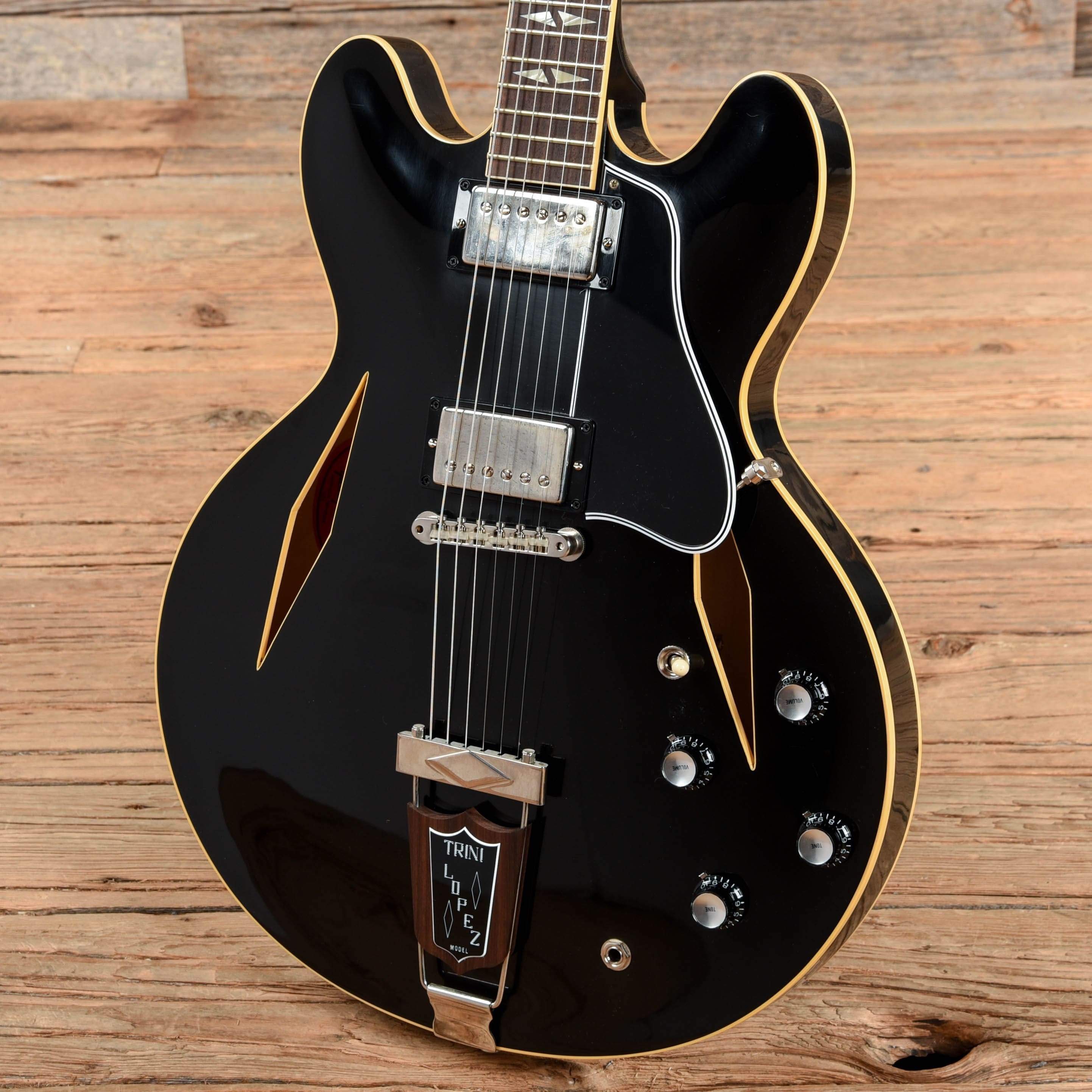 Gibson Custom Shop 1964 Trini Lopez Standard Reissue Ebony VOS Electric Guitars / Solid Body