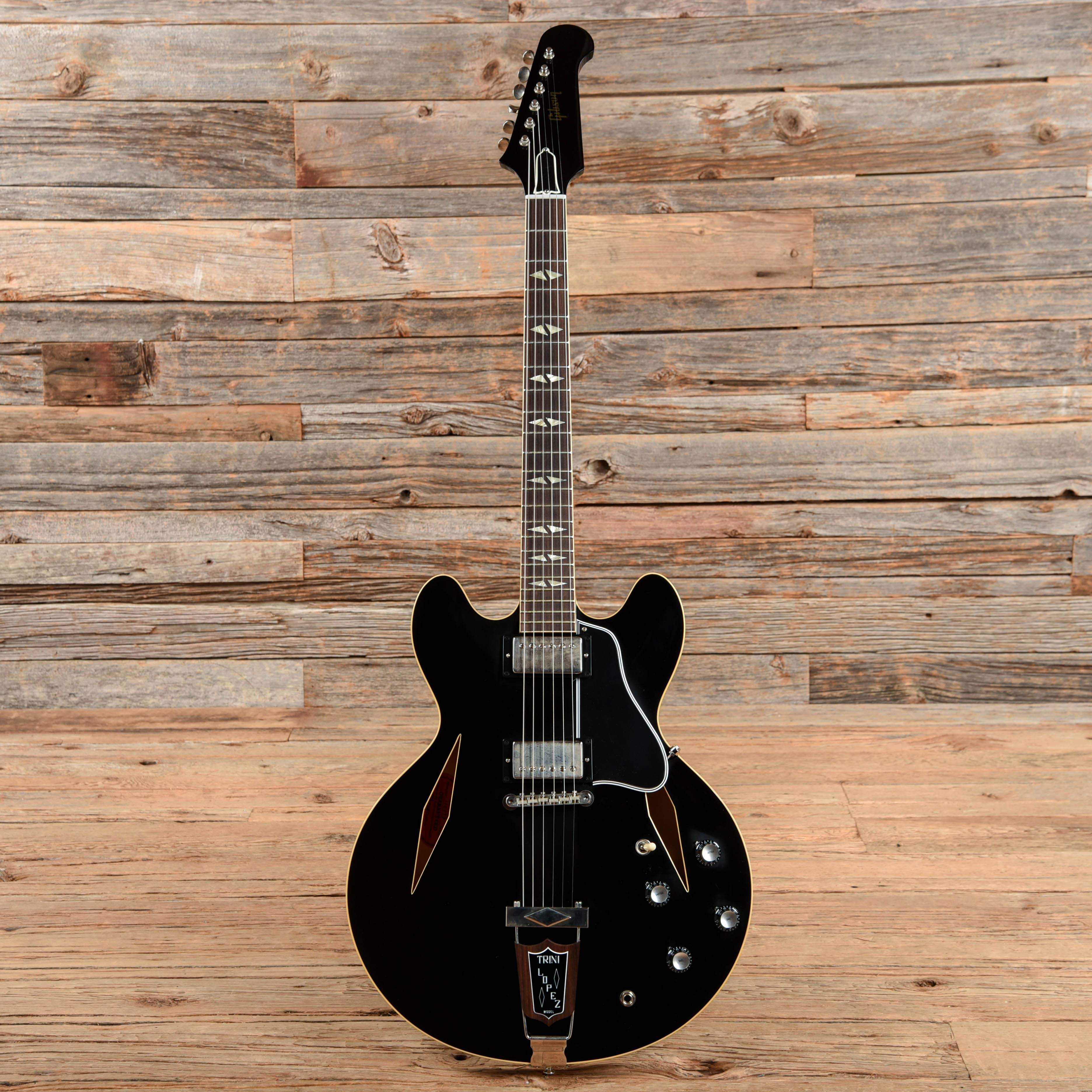 Gibson Custom Shop 1964 Trini Lopez Standard Reissue Ebony VOS Electric Guitars / Solid Body