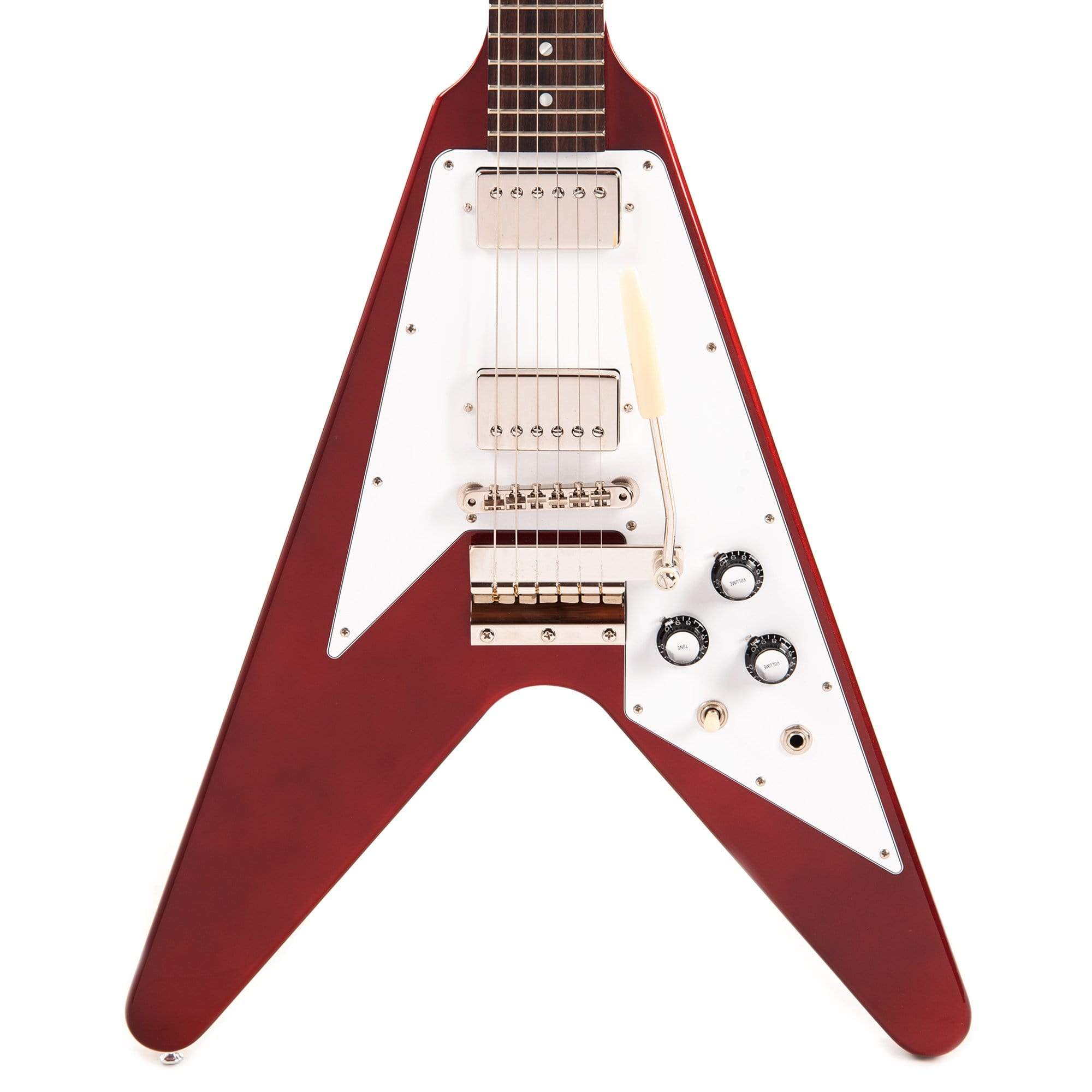 Gibson Custom Shop 1967 Mahogany Flying V Reissue Gloss Red w/Maestro Vibrola Electric Guitars / Solid Body