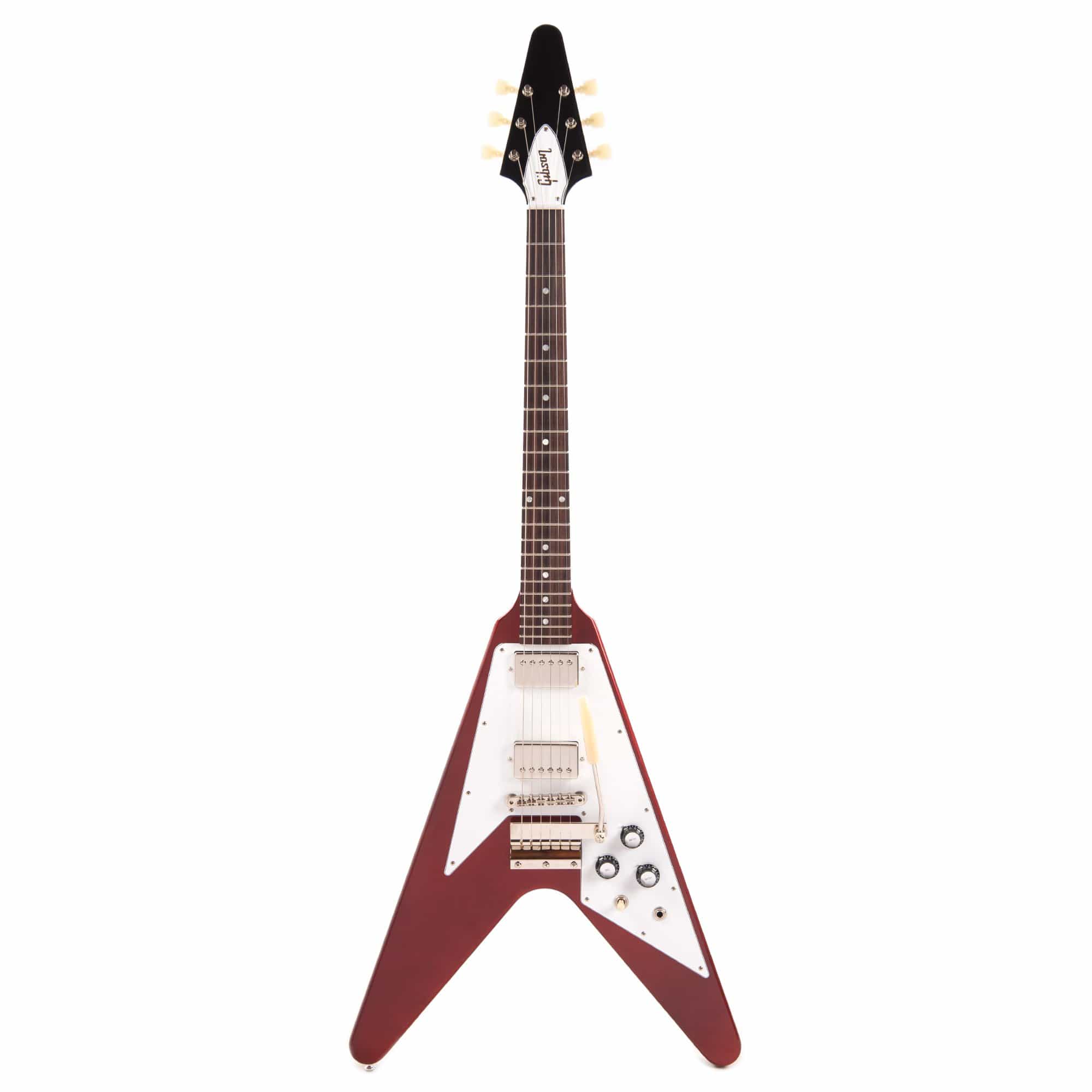 Gibson Custom Shop 1967 Mahogany Flying V Reissue Gloss Red w/Maestro Vibrola Electric Guitars / Solid Body