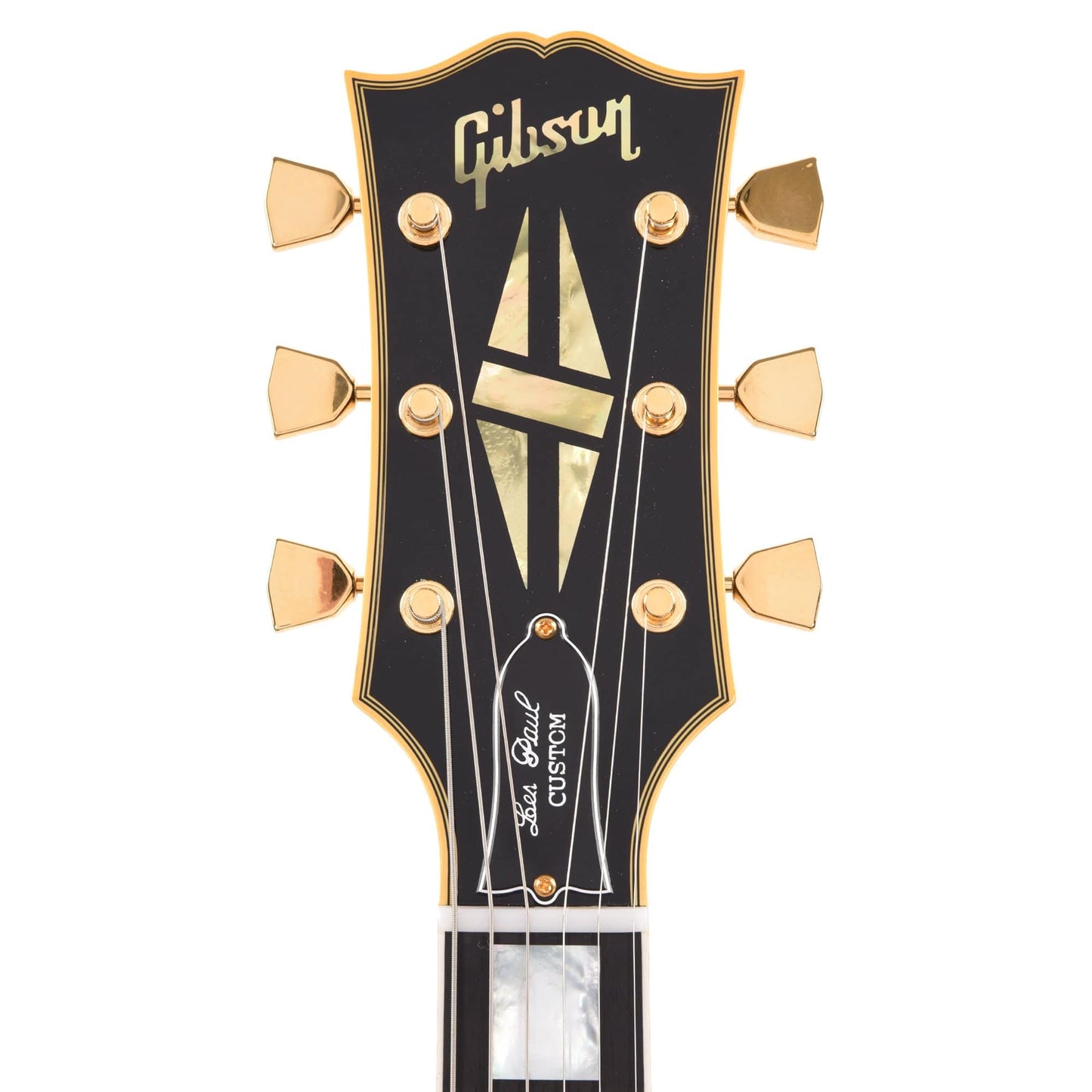 Gibson Custom Shop 1968 Les Paul Custom Reissue Ebony Gloss Electric Guitars / Solid Body