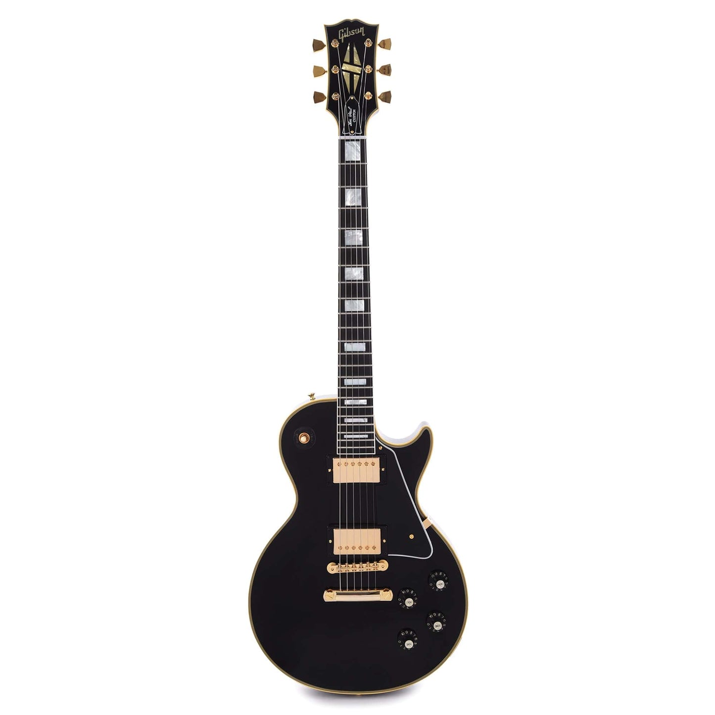 Gibson Custom Shop 1968 Les Paul Custom Reissue Ebony Gloss Electric Guitars / Solid Body