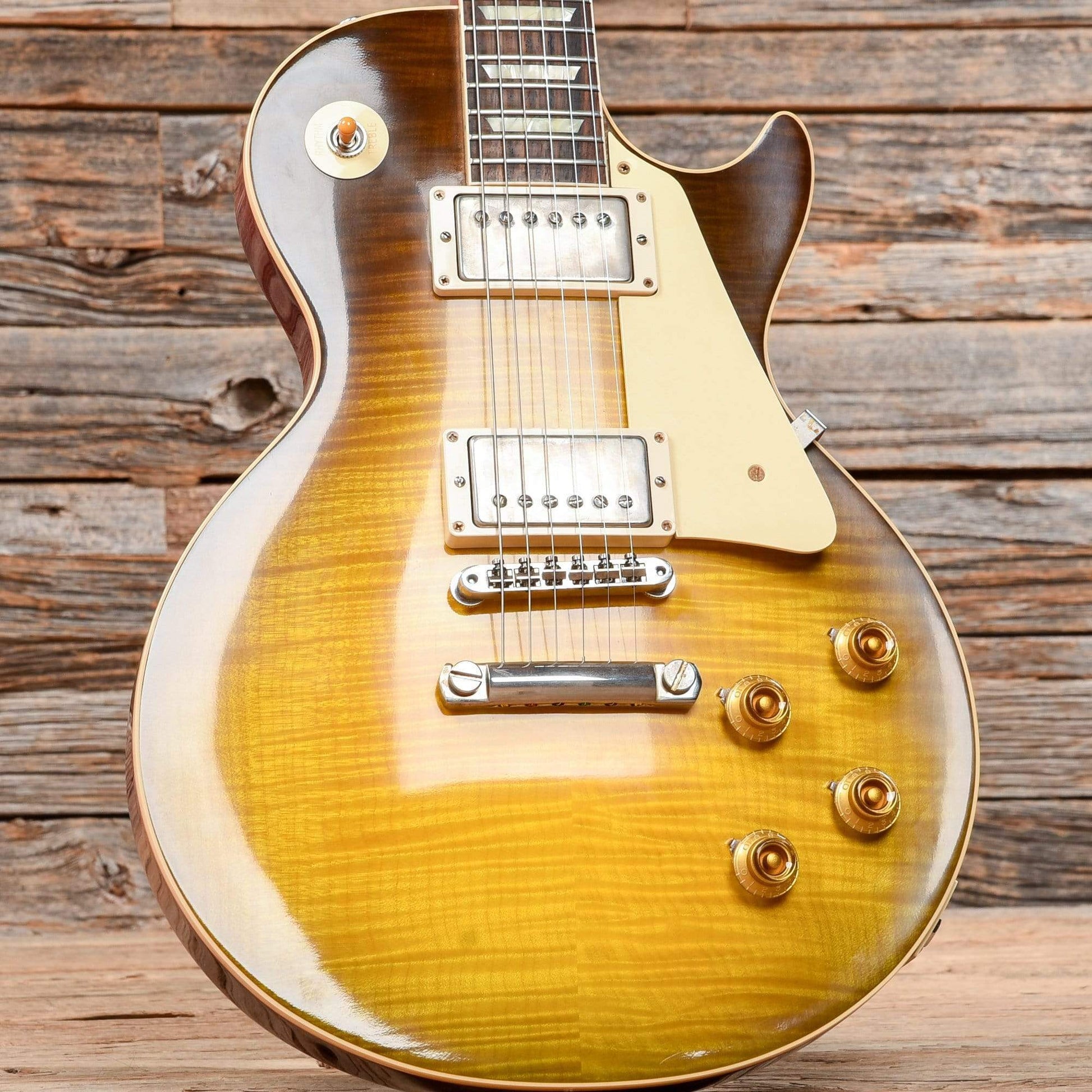 Gibson Custom Shop 60th Anniversary 1959 Les Paul Standard Green Lemon Fade 2019 Electric Guitars / Solid Body