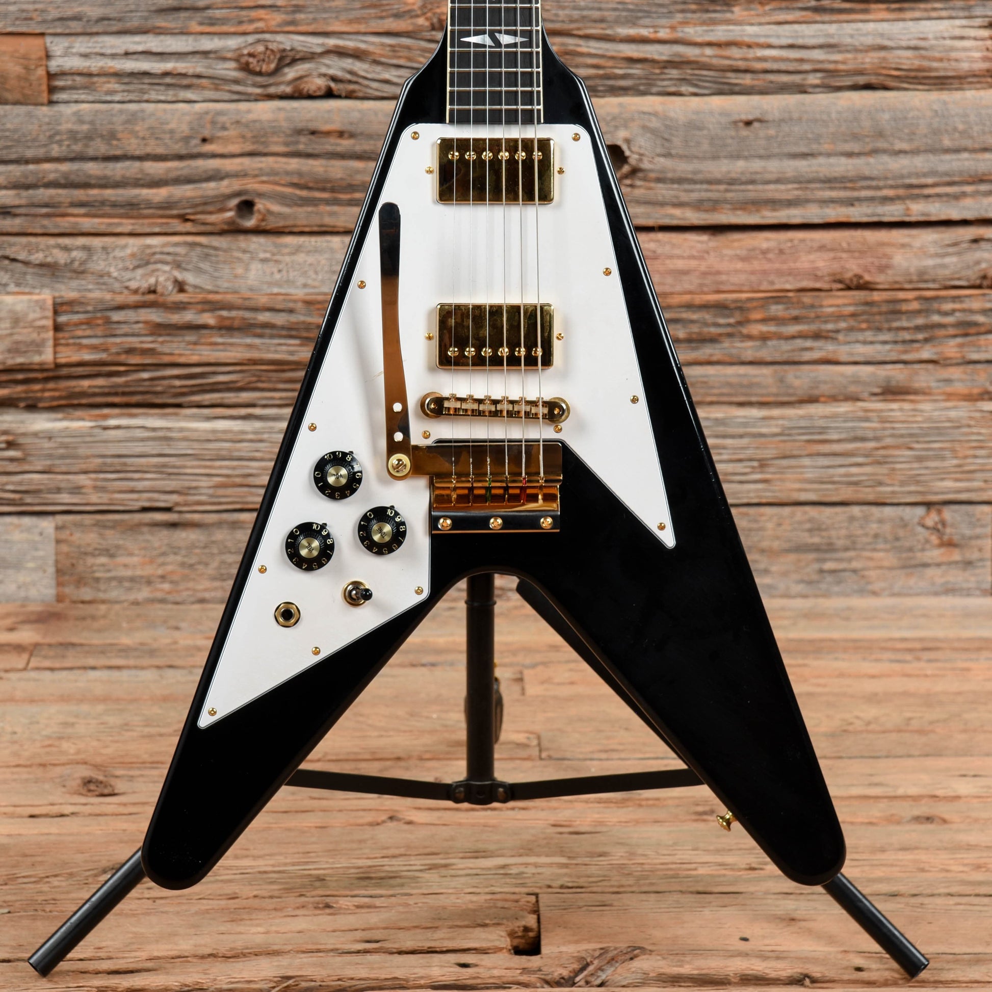 Gibson Custom Shop '69 Jimi Hendrix Flying V Black 2020 LEFTY Electric Guitars / Solid Body