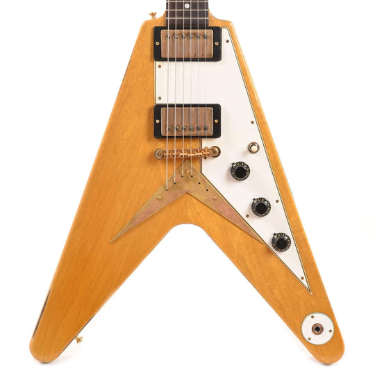 Gibson Custom Shop Collector's Edition 1958 Korina Flying V Murphy Lab Custom Aged Natural Electric Guitars / Solid Body