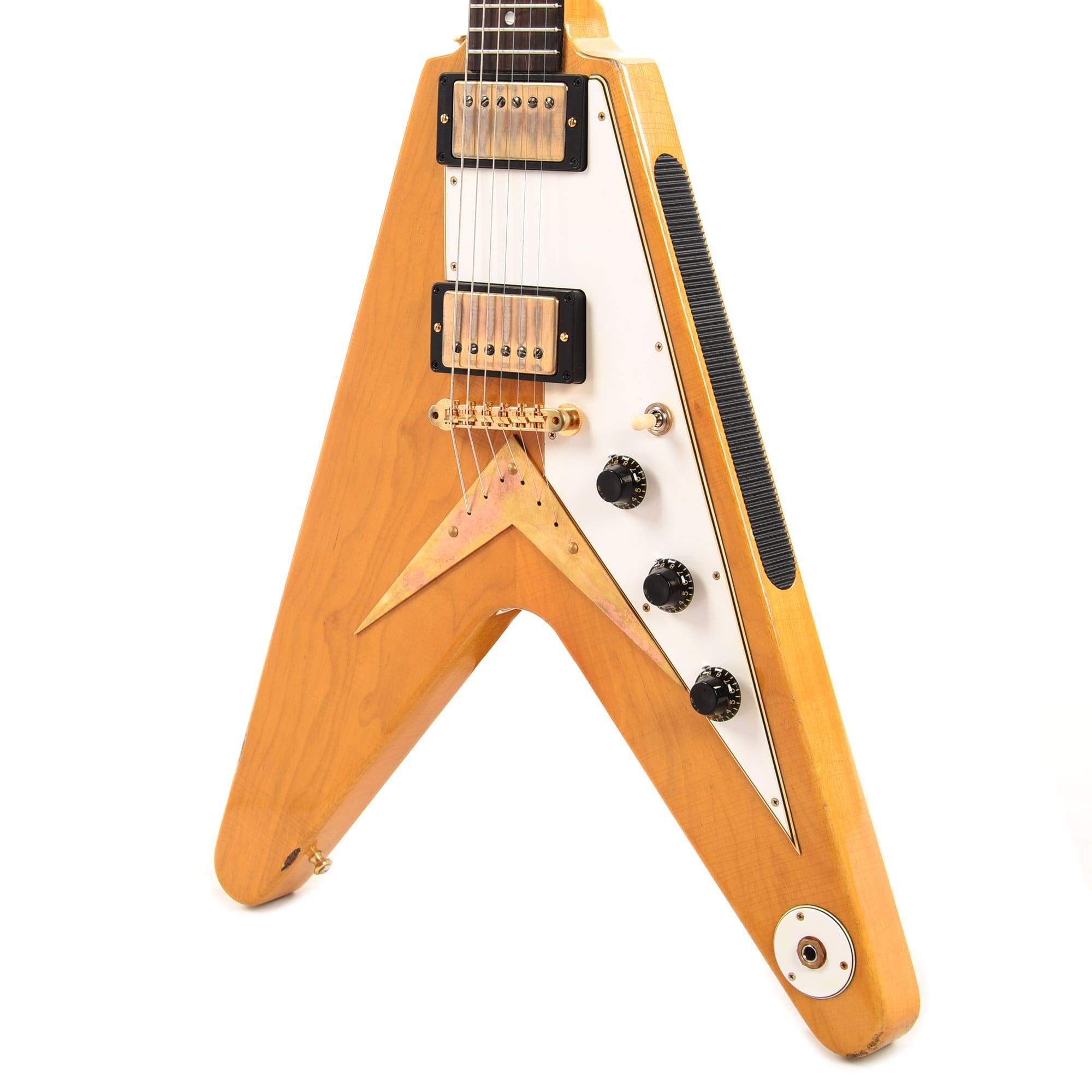 Gibson Custom Shop Collector's Edition 1958 Korina Flying V Murphy Lab Custom Aged Natural Electric Guitars / Solid Body