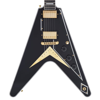 Gibson Custom Shop Flying V Custom Ebony Gloss w/Ebony Fingerboard Electric Guitars / Solid Body