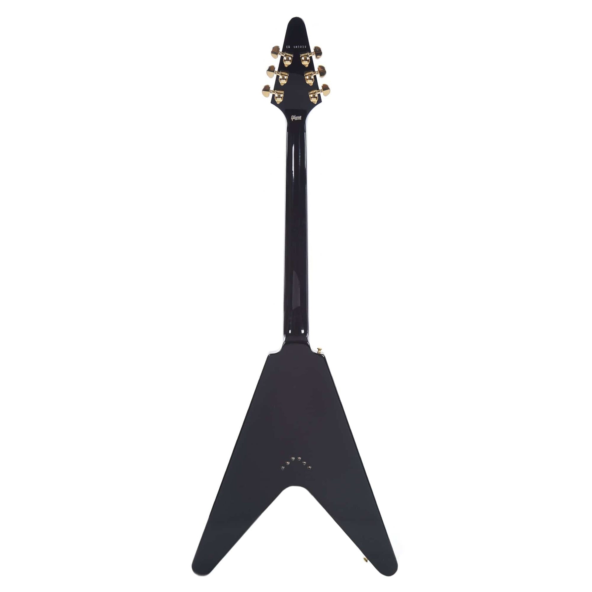 Gibson Custom Shop Flying V Custom Ebony Gloss w/Ebony Fingerboard Electric Guitars / Solid Body