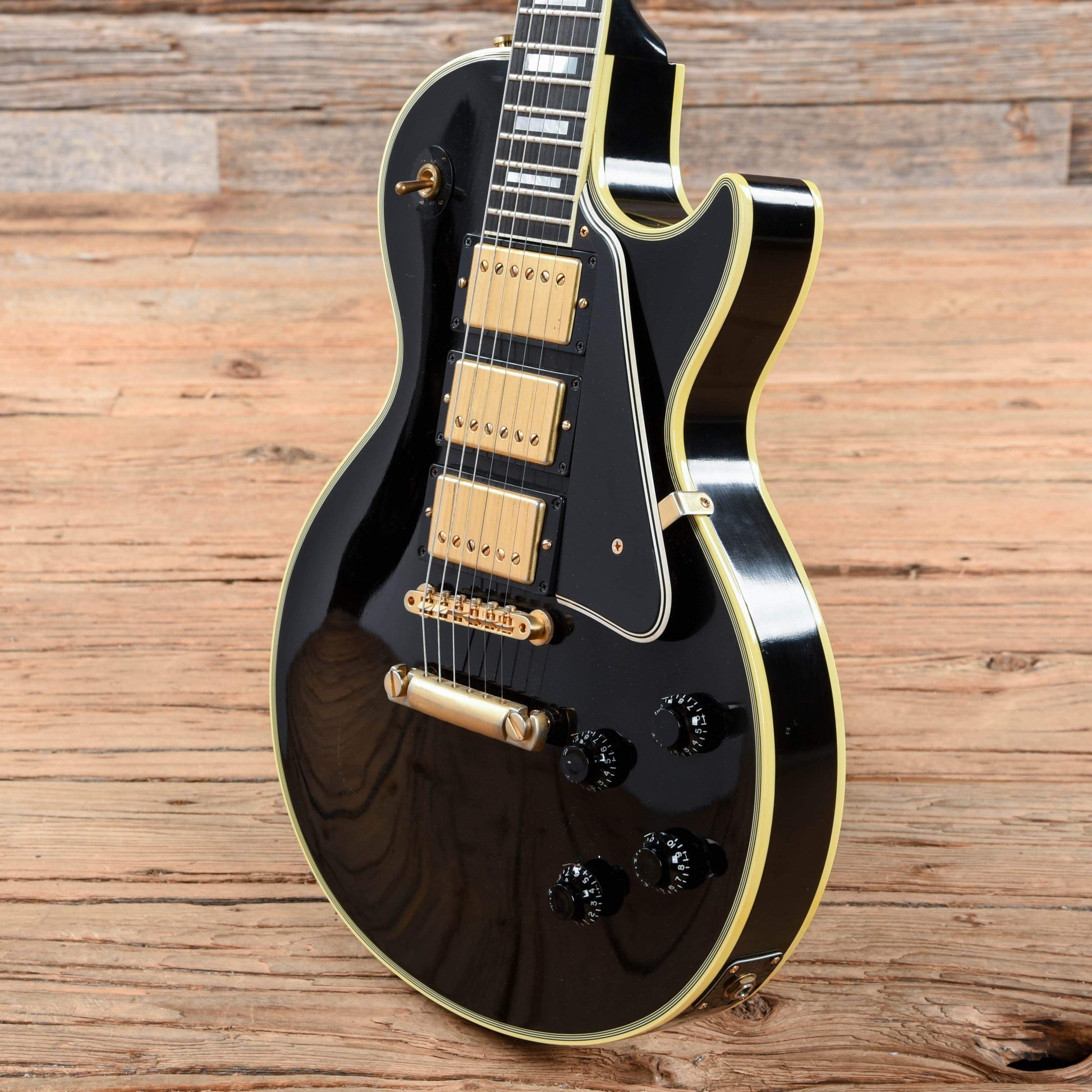 Gibson Custom Shop Jimmy Page Signature Les Paul Custom Ebony 2008 Electric Guitars / Solid Body