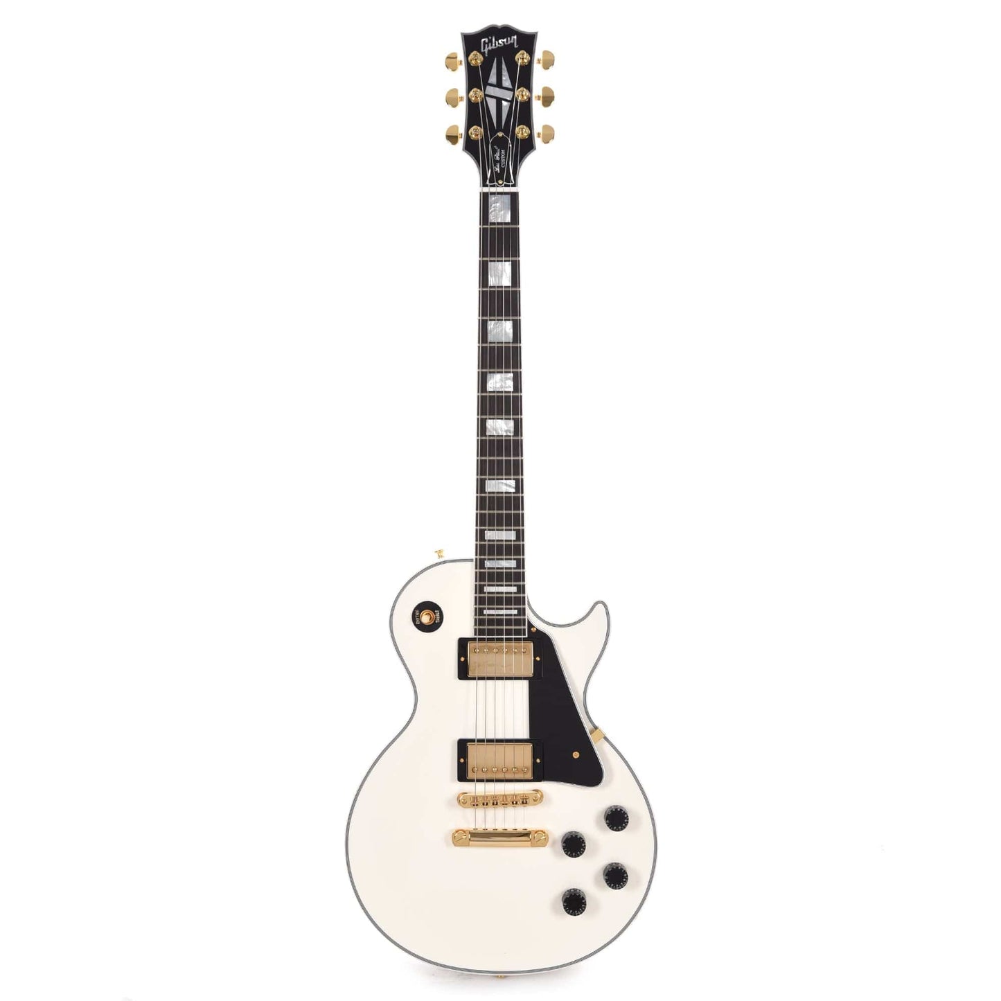 Gibson Custom Shop Les Paul Custom Alpine White Gloss Electric Guitars / Solid Body