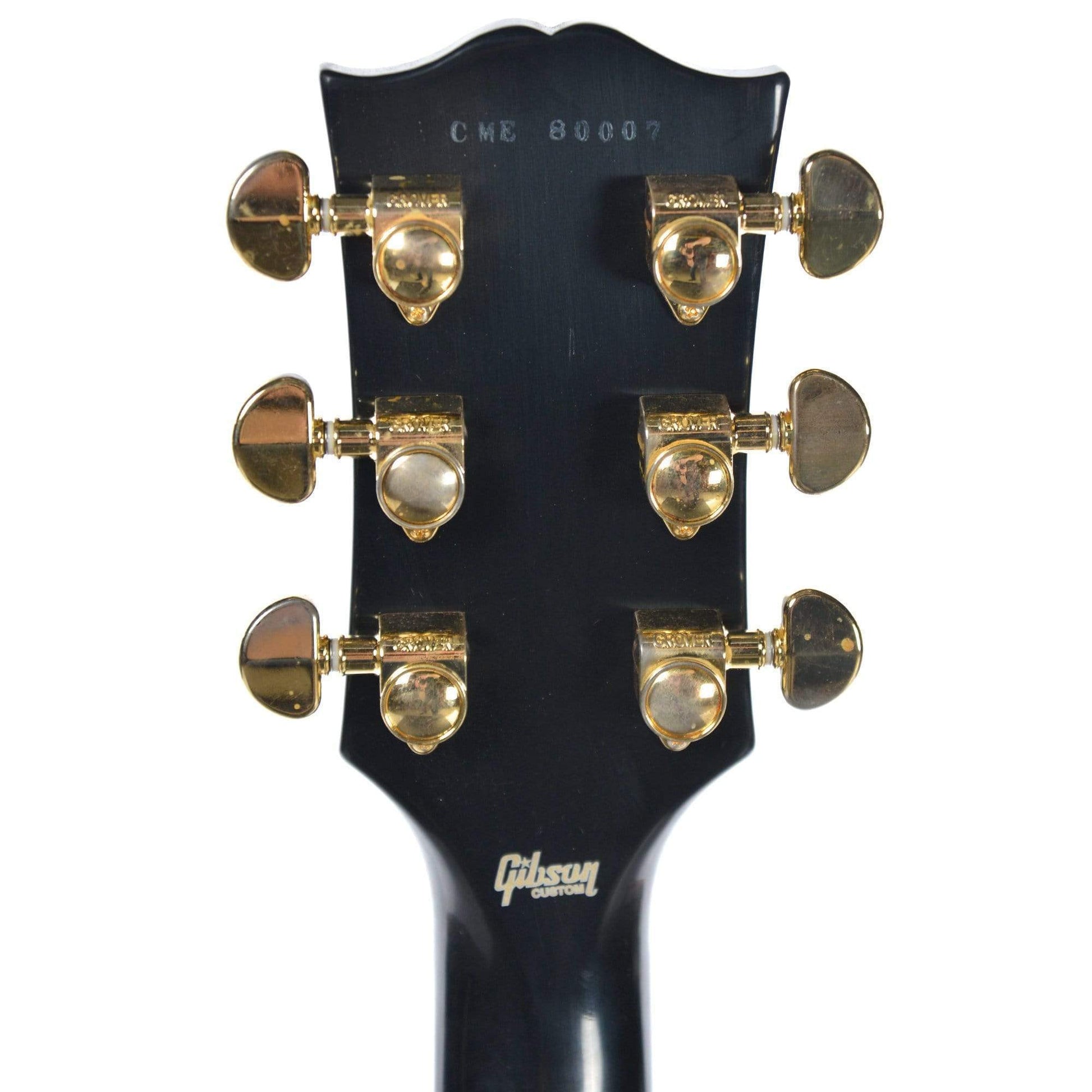 Gibson Custom Shop Les Paul Custom Ebony VOS GH w/Ebony Fingerboard Electric Guitars / Solid Body