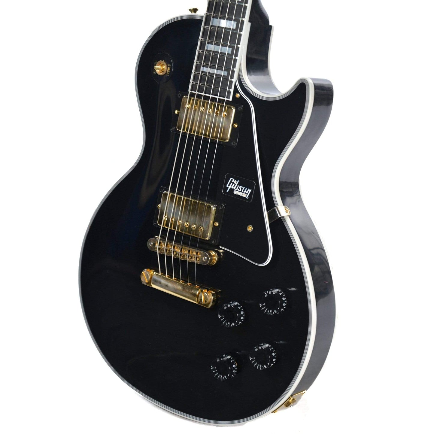 Gibson Custom Shop Les Paul Custom Ebony VOS GH w/Ebony Fingerboard Electric Guitars / Solid Body