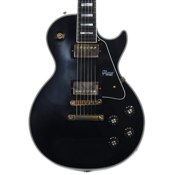 Gibson Custom Shop Les Paul Custom Ebony VOS GH w/Ebony Fingerboard ...