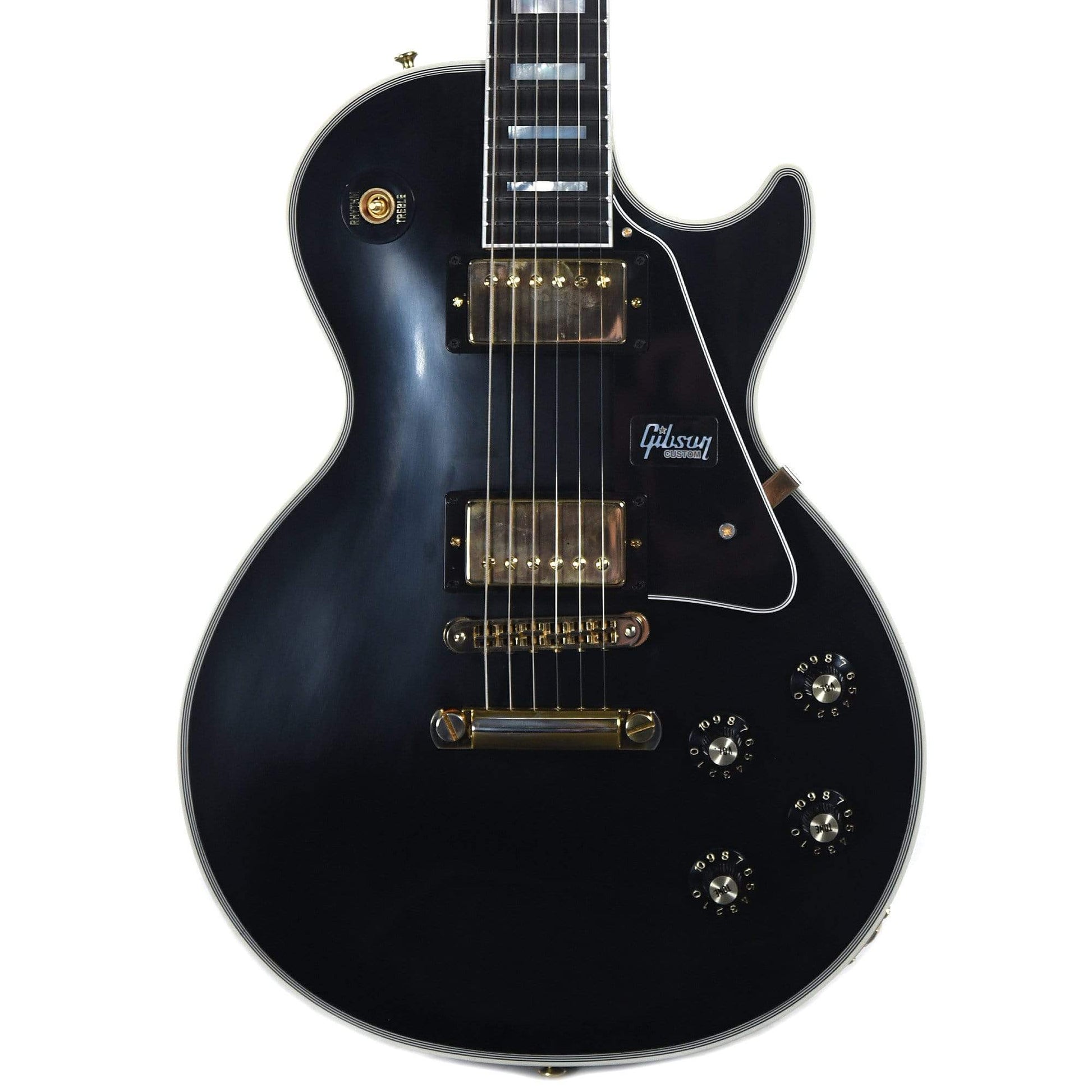 Gibson Custom Shop Les Paul Custom Ebony VOS GH w/Ebony Fingerboard Electric Guitars / Solid Body