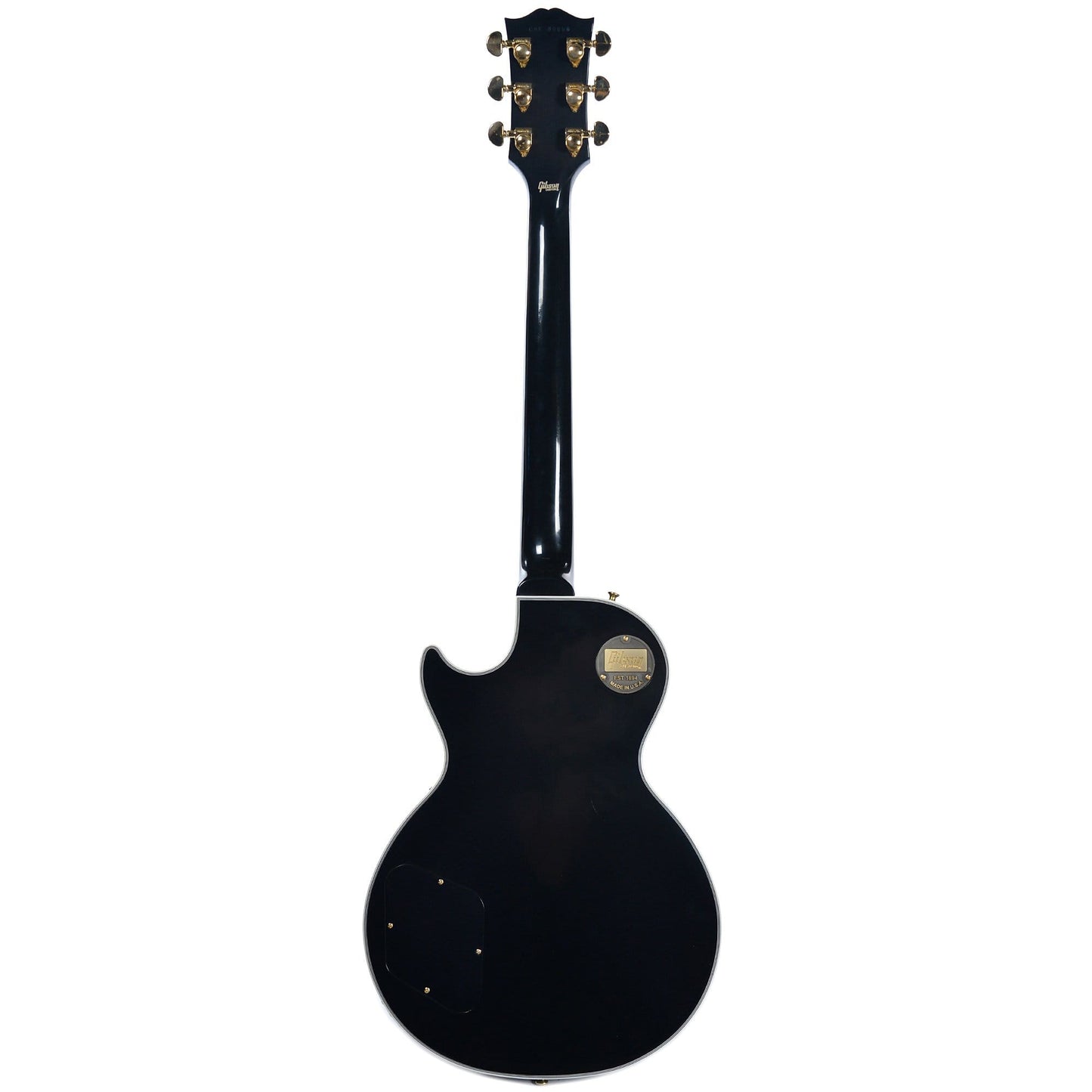 Gibson Custom Shop Les Paul Custom Ebony VOS w/Ebony Fingerboard Electric Guitars / Solid Body