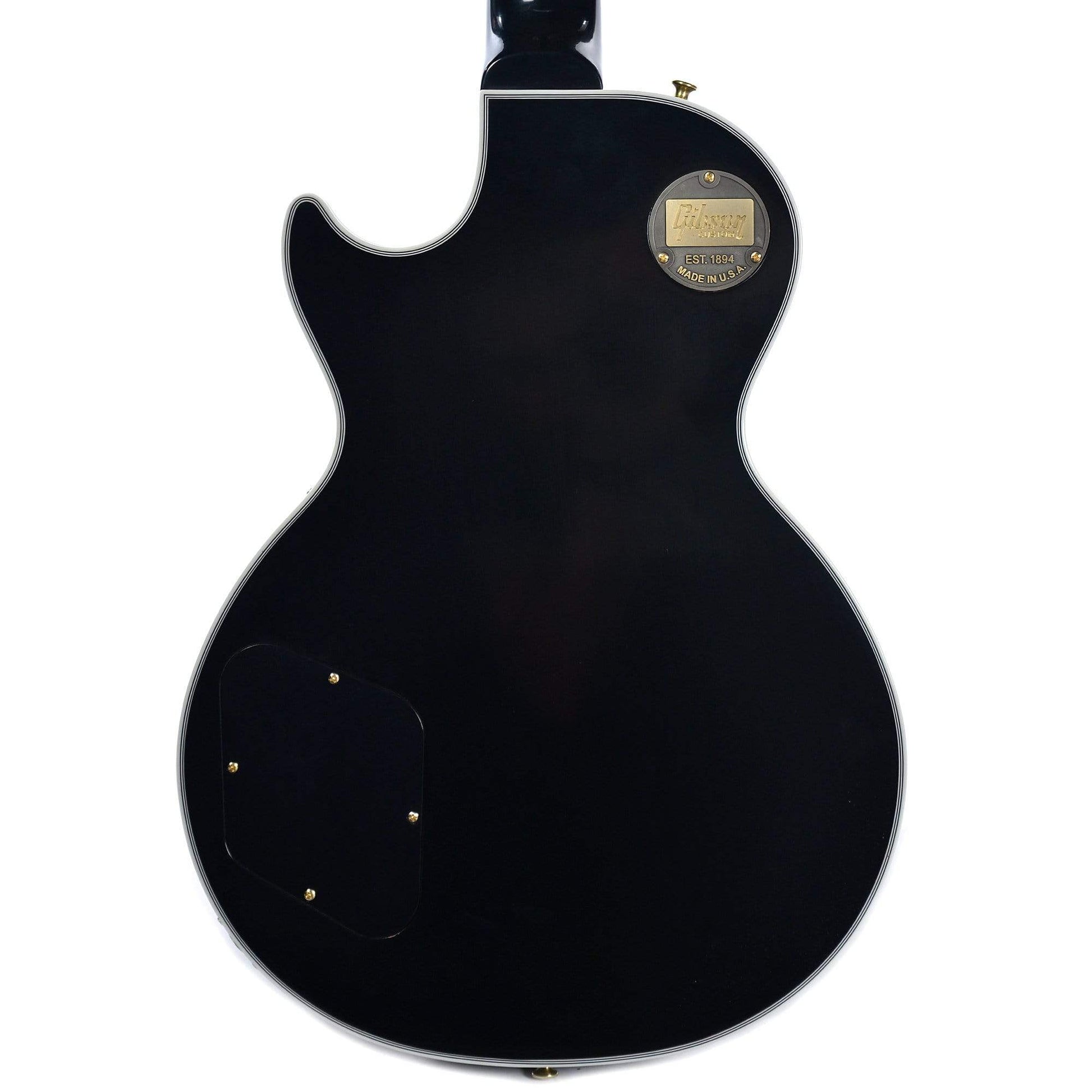 Gibson Custom Shop Les Paul Custom Ebony VOS w/Ebony Fingerboard Electric Guitars / Solid Body