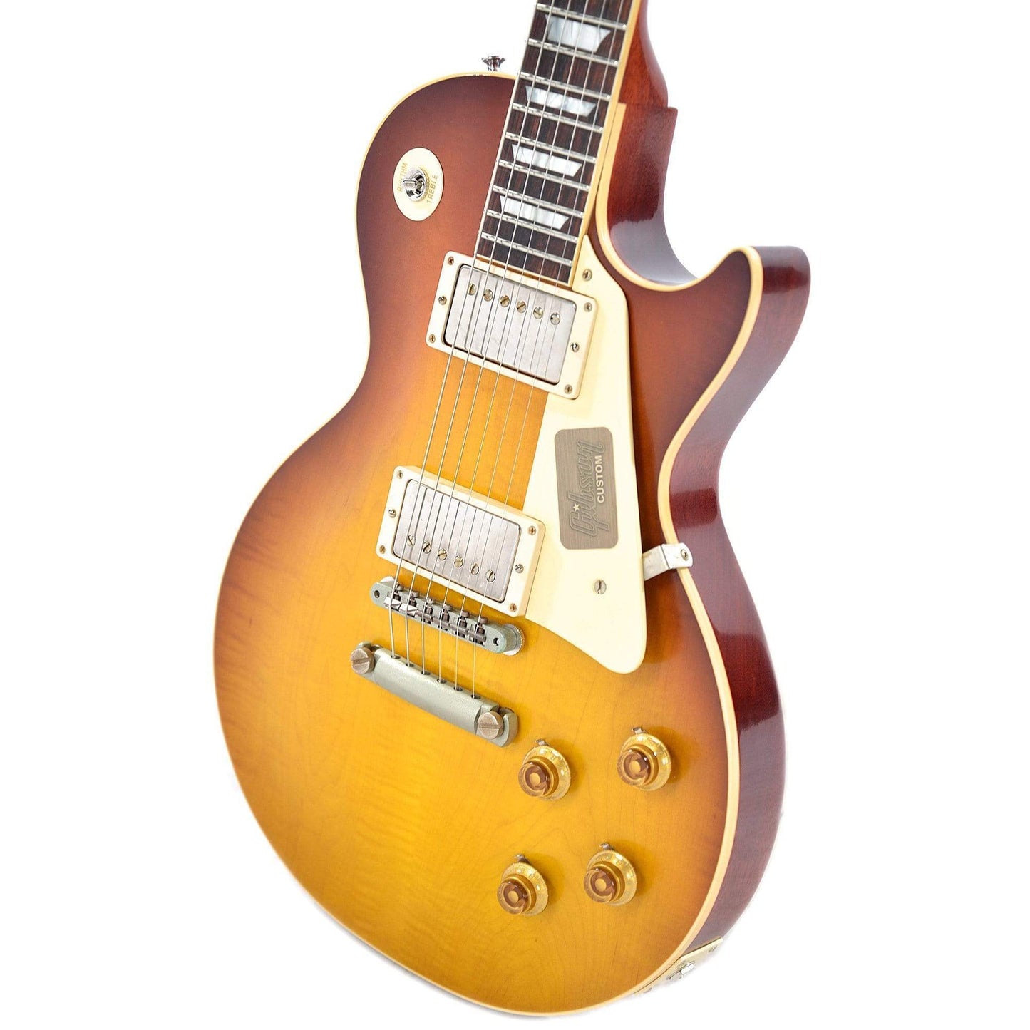 Gibson Custom Shop Les Paul Standard Plain Top Slow Iced Tea Fade VOS w/59 Neck Profile Electric Guitars / Solid Body