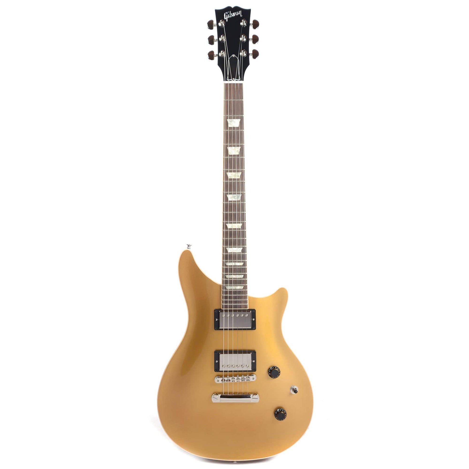 Gibson Custom Shop Modern Double Cut Standard Bullion Gold NH Electric Guitars / Solid Body