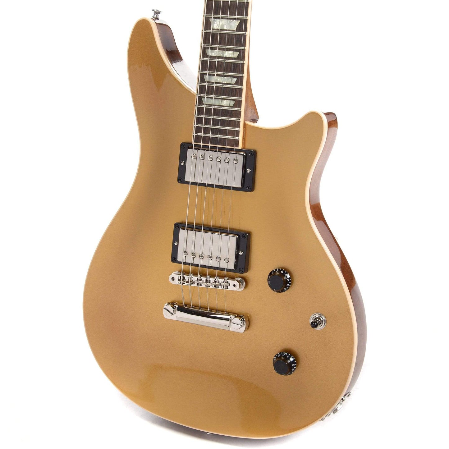 Gibson Custom Shop Modern Double Cut Standard Bullion Gold NH Electric Guitars / Solid Body