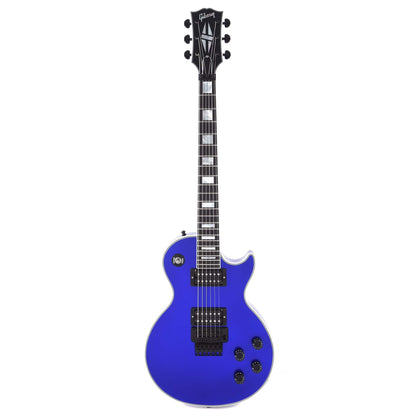 Gibson Custom Shop Modern Les Paul Axcess Custom Neon Blue Black Floyd Electric Guitars / Solid Body