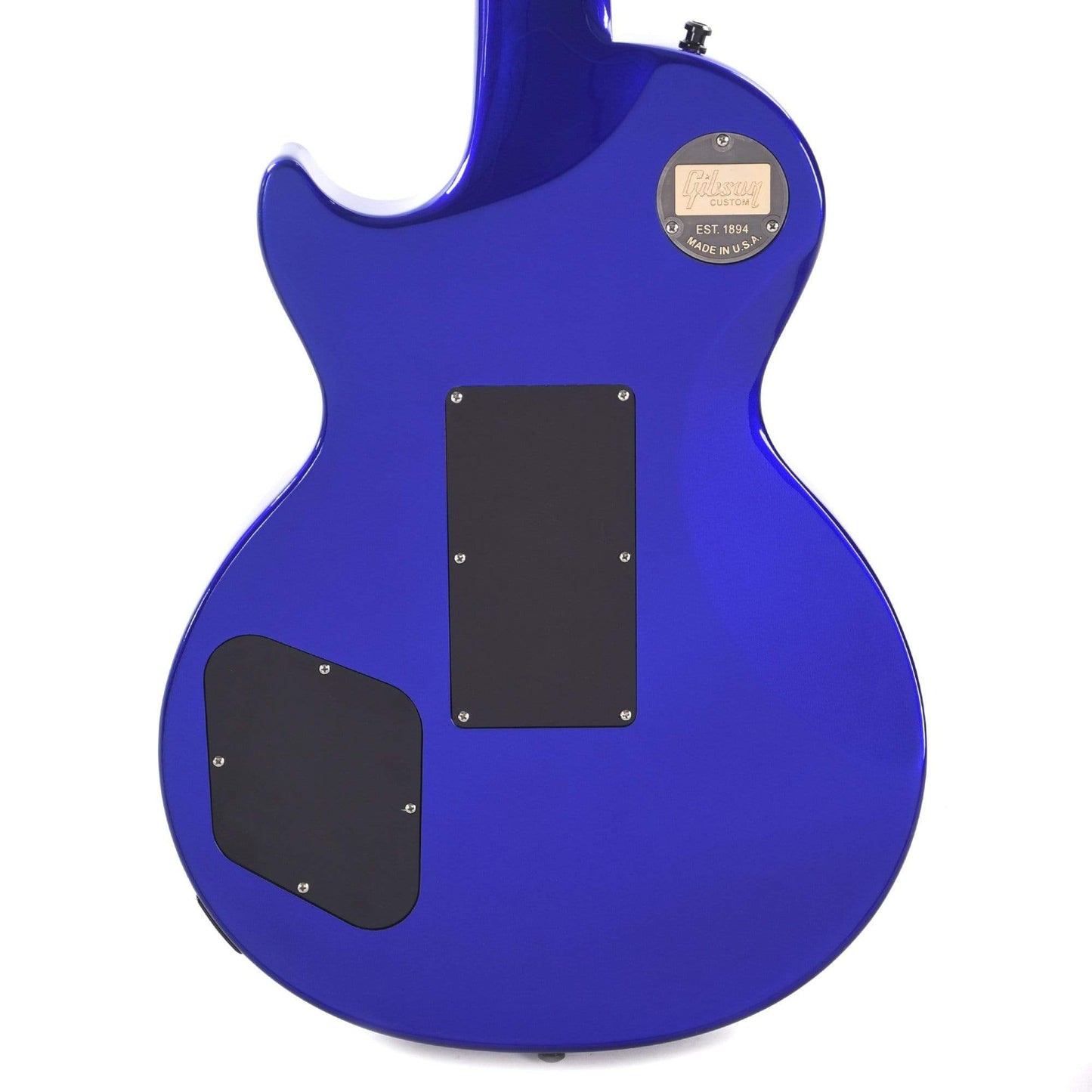 Gibson Custom Shop Modern Les Paul Axcess Custom Neon Blue Black Floyd Electric Guitars / Solid Body