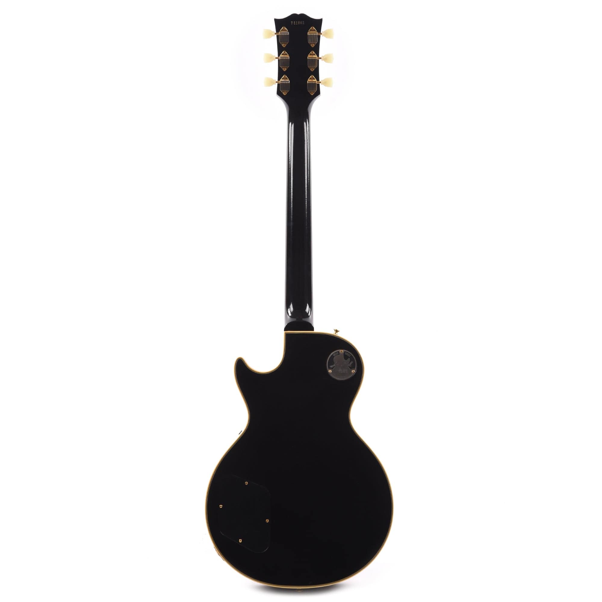 Gibson Custom Shop Murphy Lab 1957 Les Paul Custom Reissue 2-Pickup Ebony Ultra Light Aged Electric Guitars / Solid Body