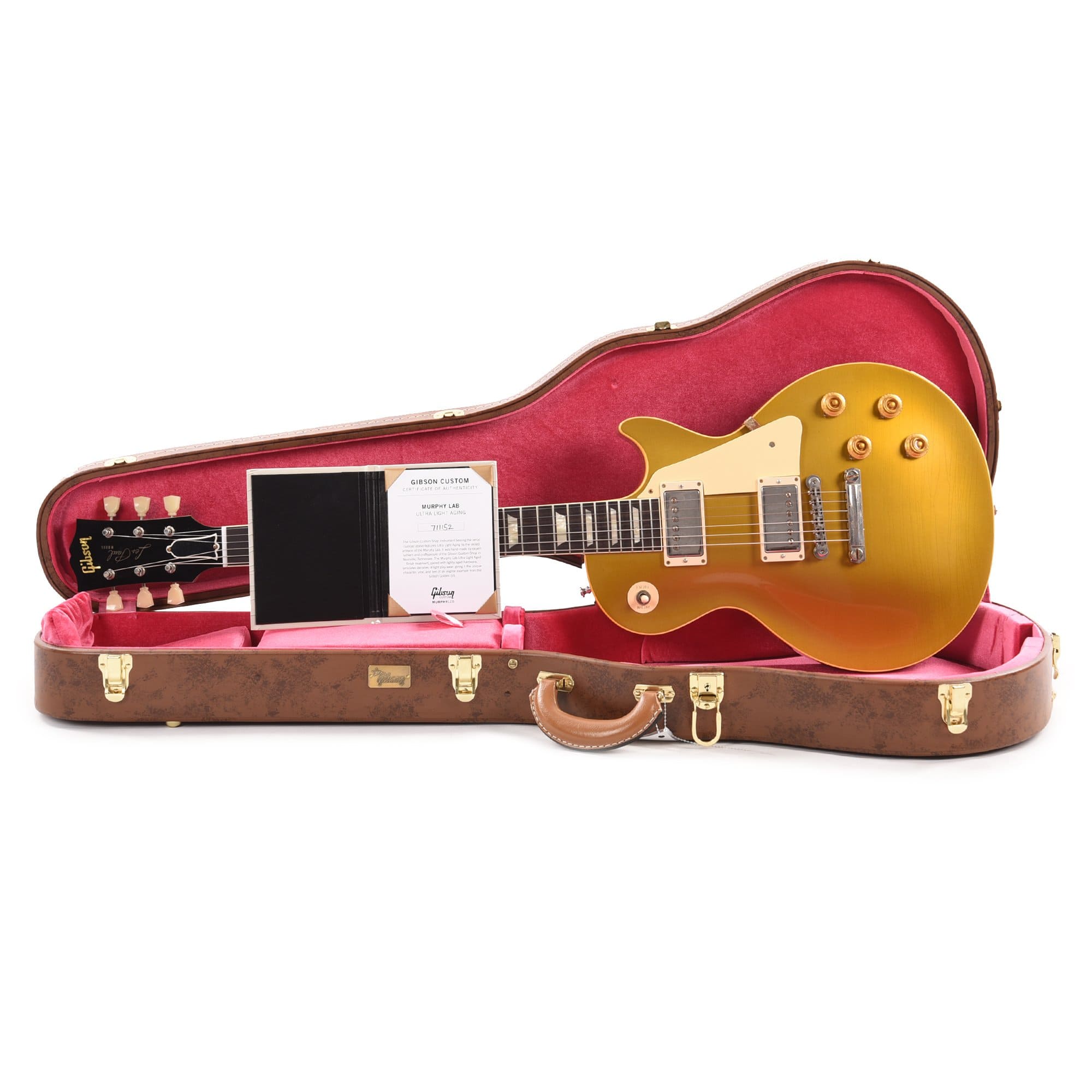 Gibson Custom Shop Murphy Lab 1957 Les Paul Goldtop Reissue Double Gold Ultra Light Aged Electric Guitars / Solid Body