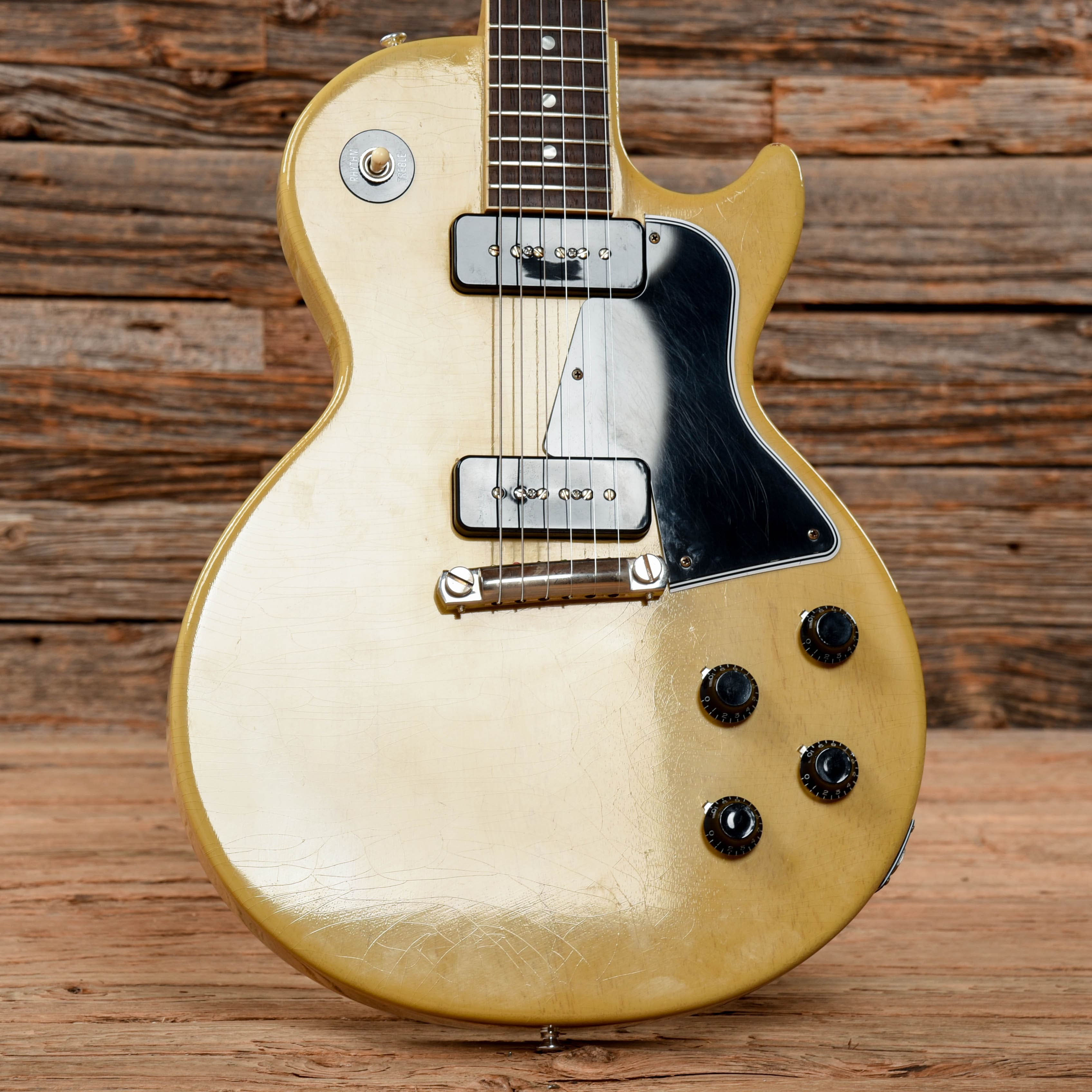 Gibson Custom Shop Murphy Lab 1957 Les Paul Special Single Cut Reissue TV Yellow Ultra Light Aged Electric Guitars / Solid Body