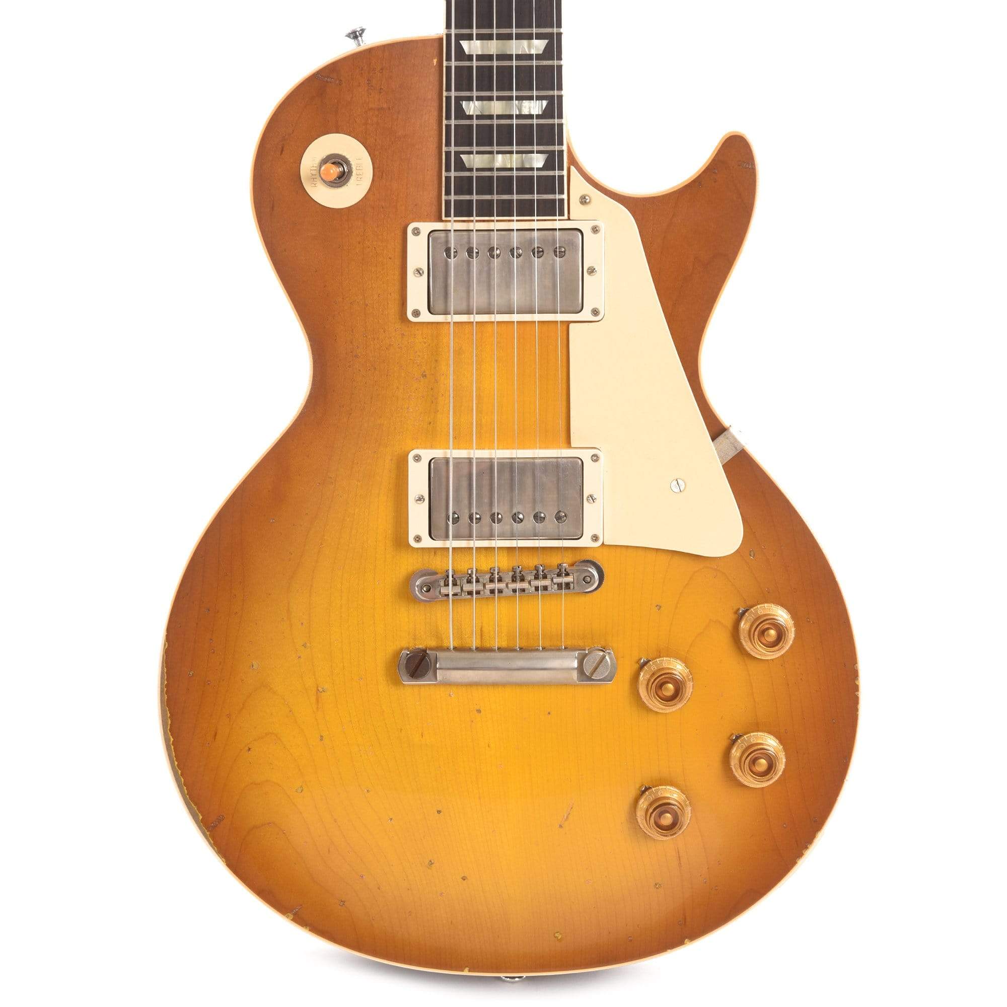 Gibson Custom Shop Murphy Lab 1958 Les Paul Standard Reissue Lemon Burst Heavy Aged Electric Guitars / Solid Body