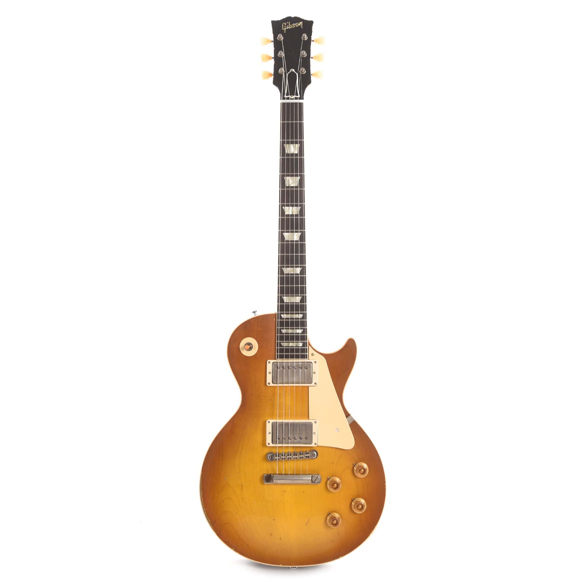 Gibson Custom Shop Murphy Lab 1958 Les Paul Standard Reissue Lemon Burst Heavy Aged Electric Guitars / Solid Body