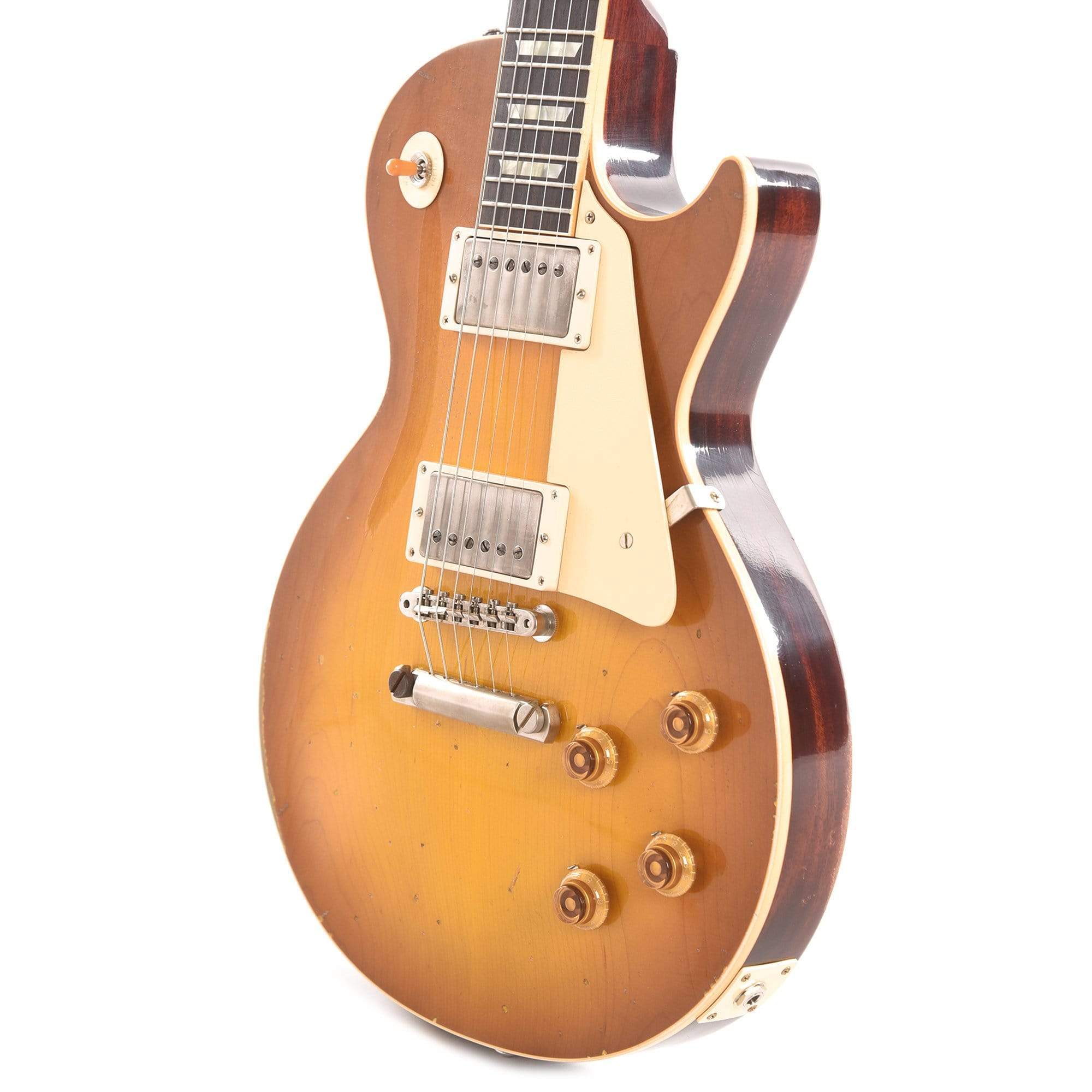 Gibson Custom Shop Murphy Lab 1958 Les Paul Standard Reissue Lemon Burst Heavy Aged Electric Guitars / Solid Body