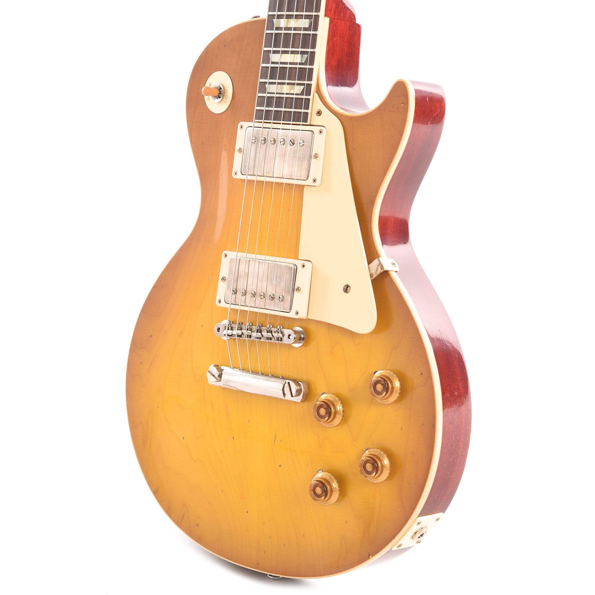 Gibson Custom Shop Murphy Lab 1958 Les Paul Standard Reissue Lemon Burst Light Aged Electric Guitars / Solid Body